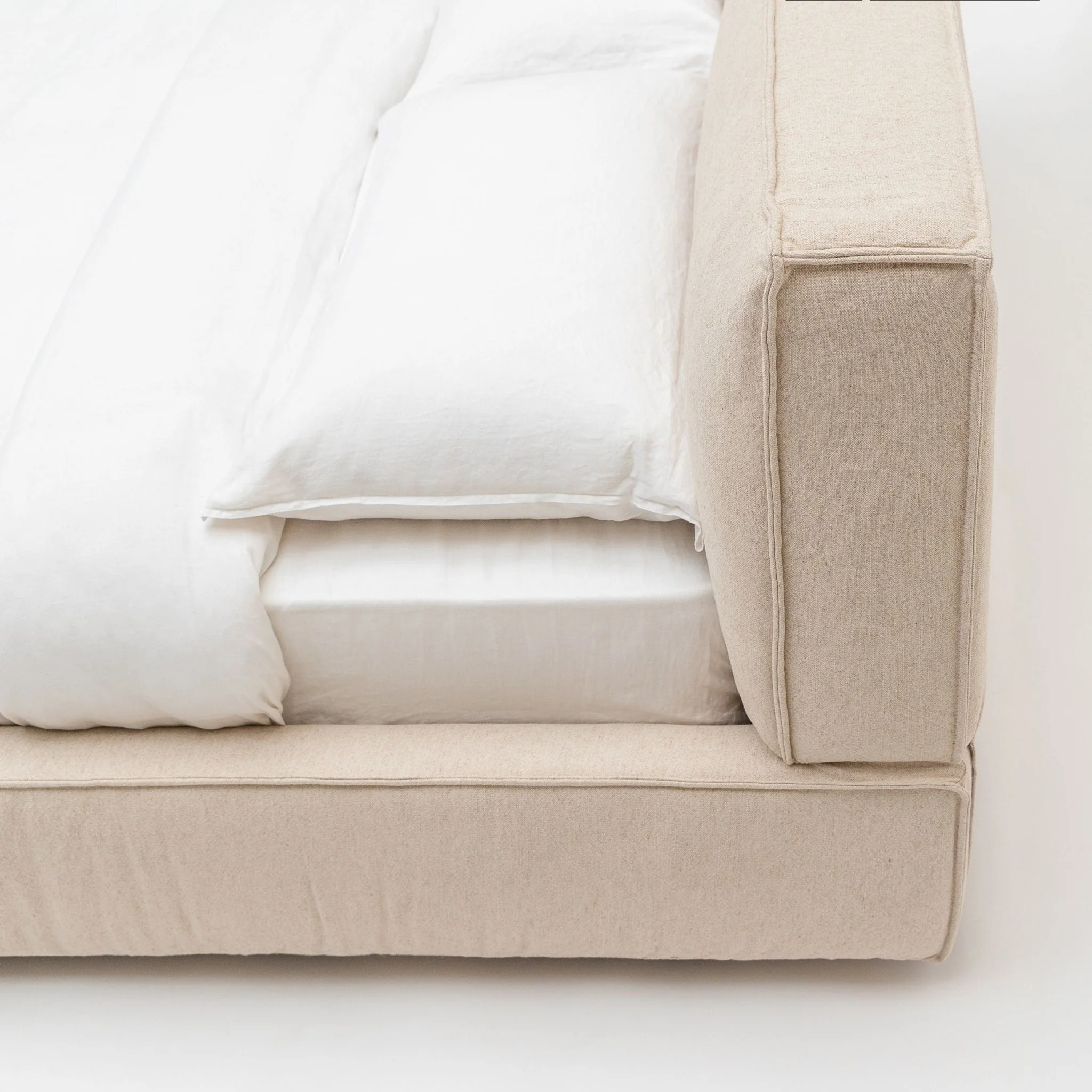Santorini Standard Bed - Beige - Image 6
