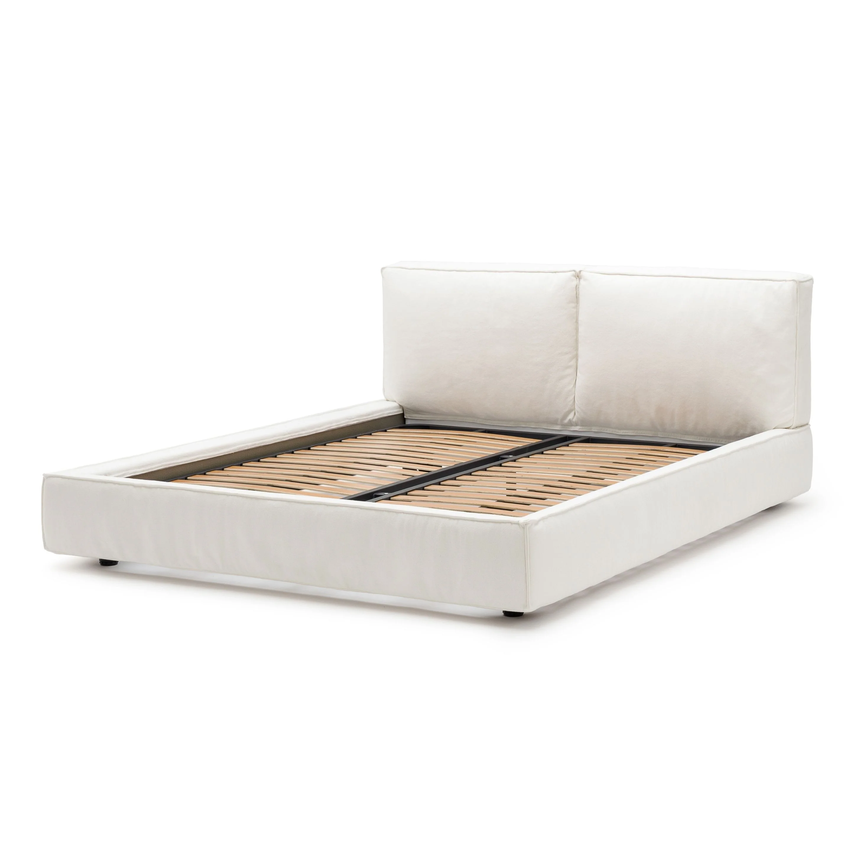 Santorini Standard Bed - Off White - Image 12