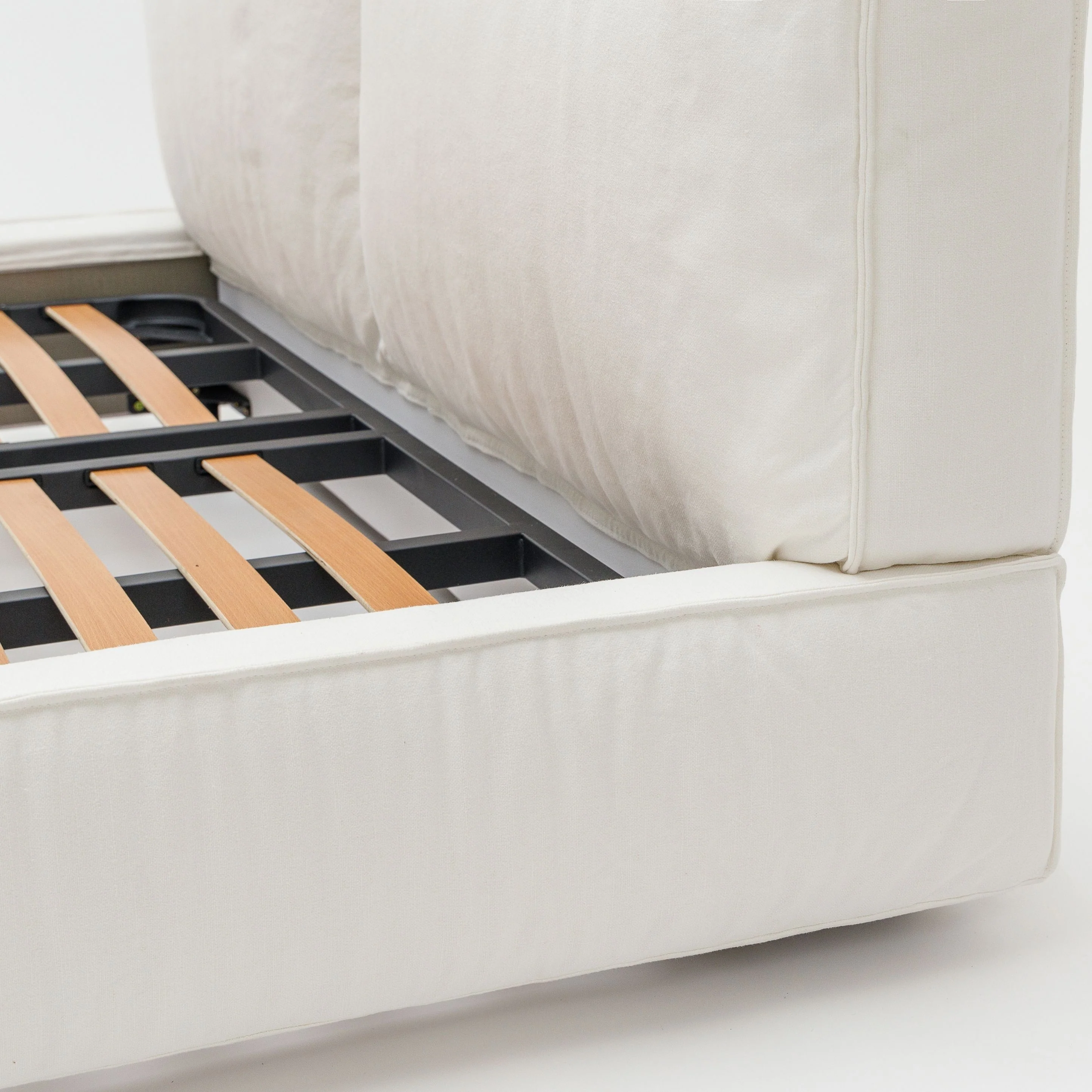 Santorini Standard Bed - Off White - Image 17