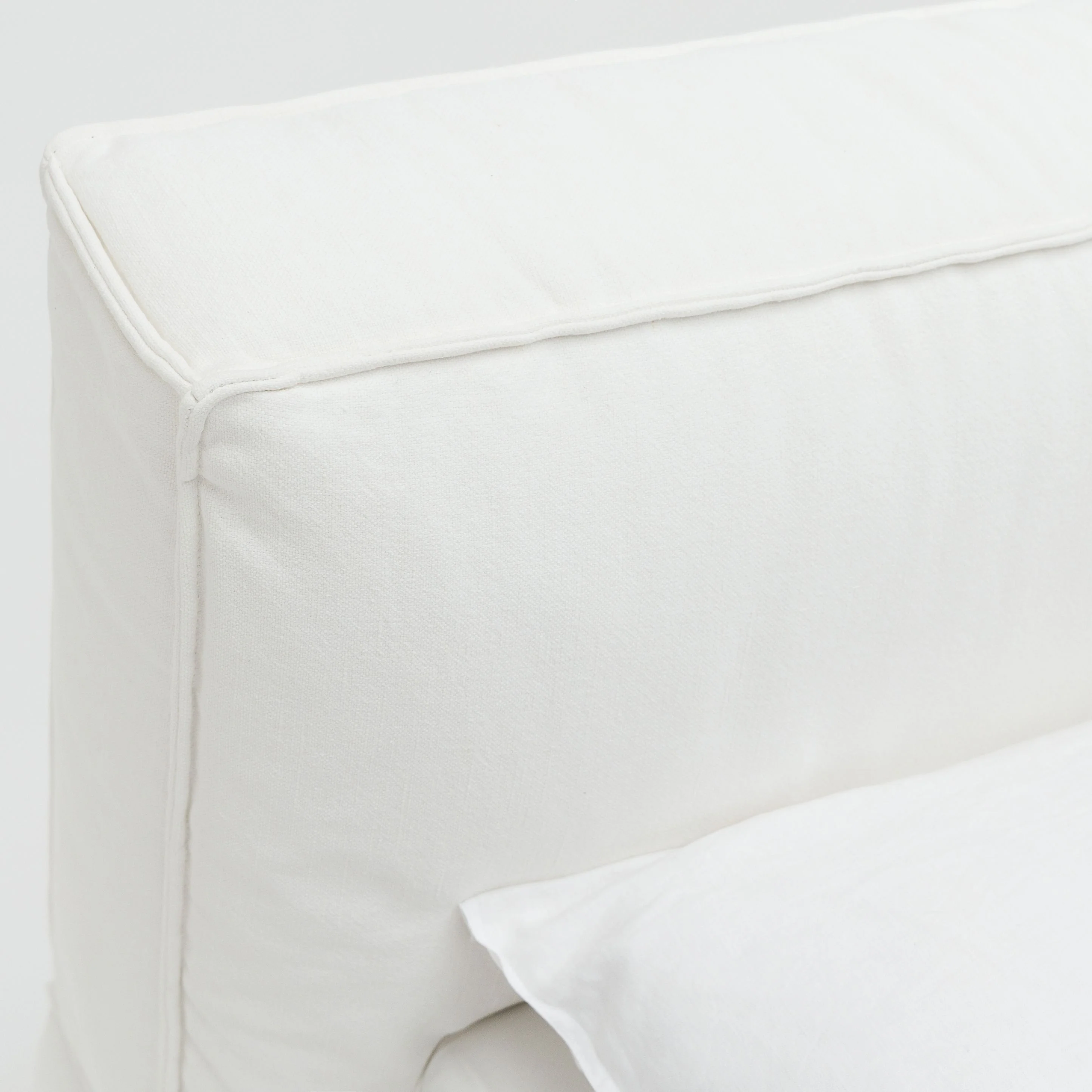 Santorini Standard Bed - Off White - Image 4