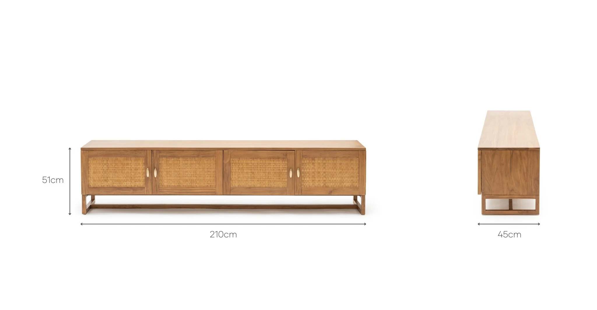 Sato Entertainment Unit - Brown - Image 17