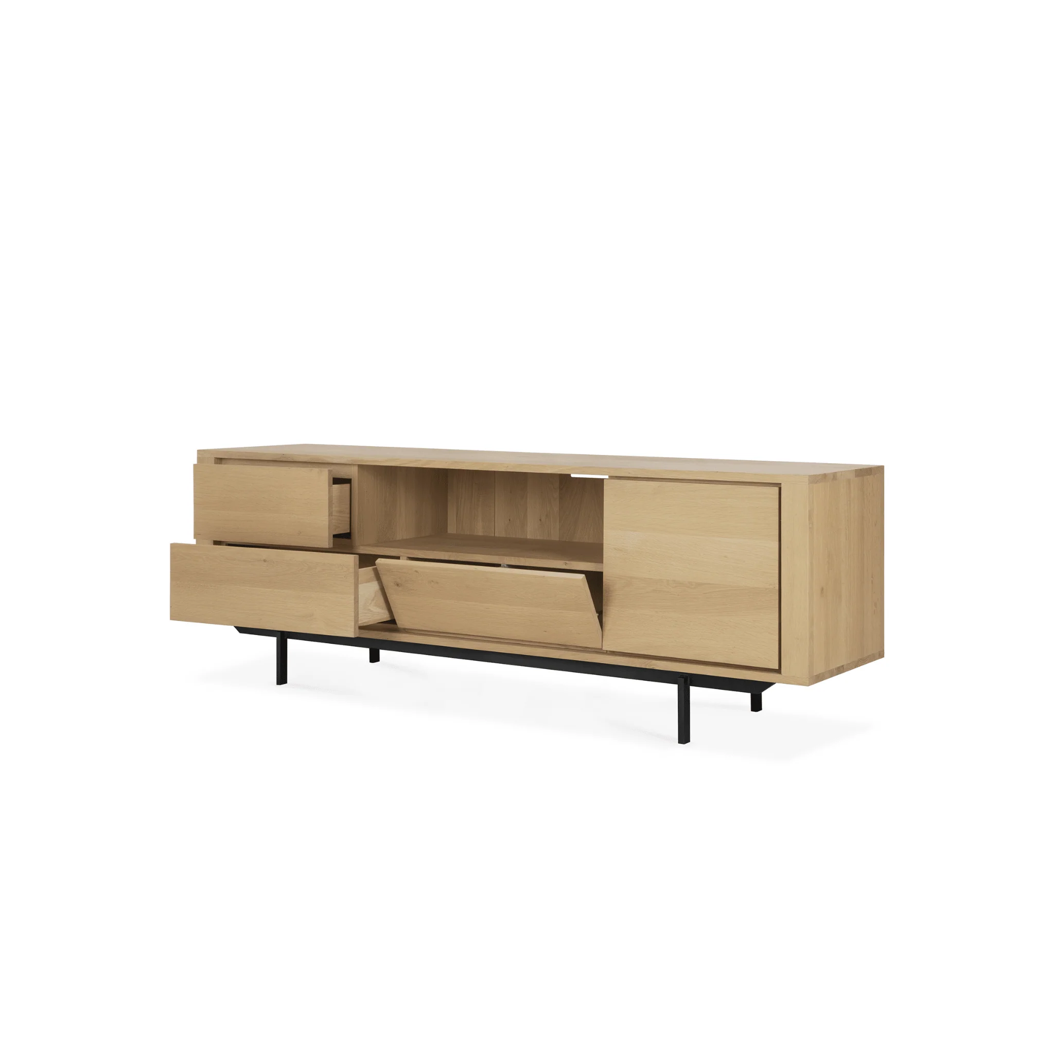 Shadow TV Cupboard - Oak - Image 11