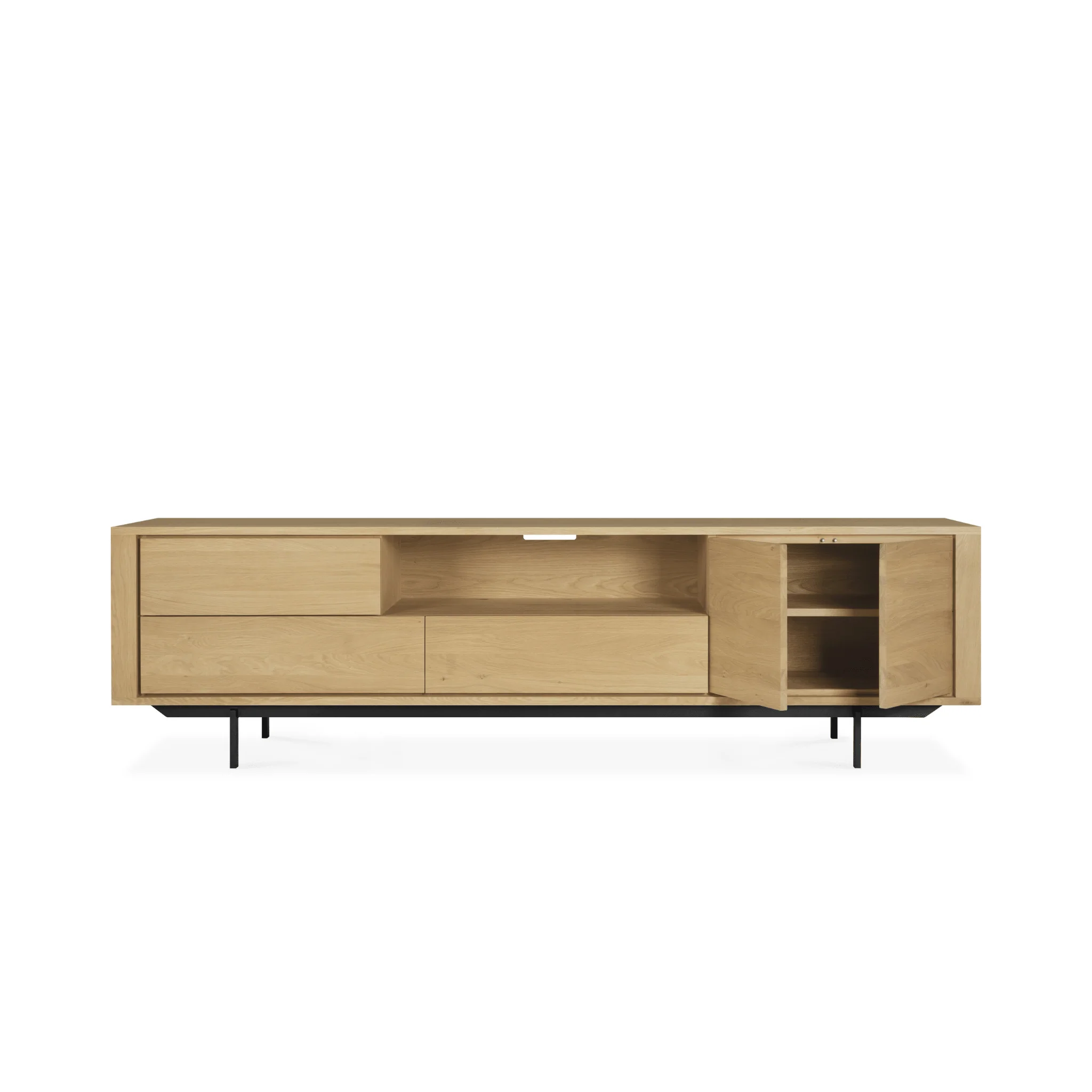 Shadow TV Cupboard - Oak - Image 2