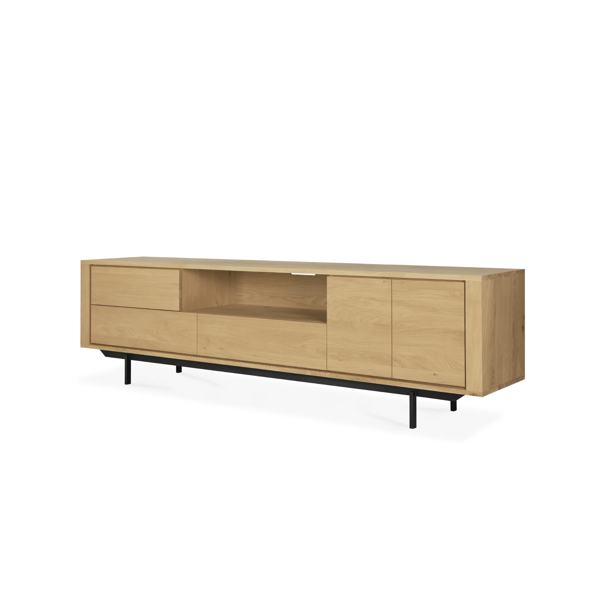 Shadow TV Cupboard - Oak - Image 3