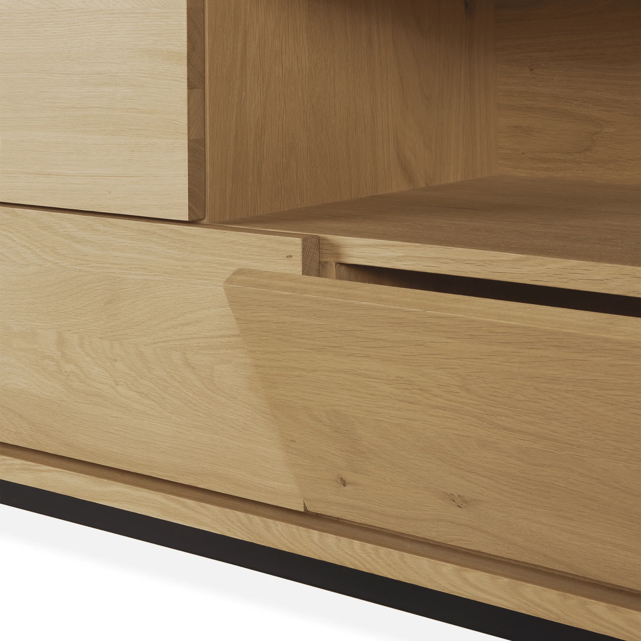 Shadow TV Cupboard - Oak - Image 6