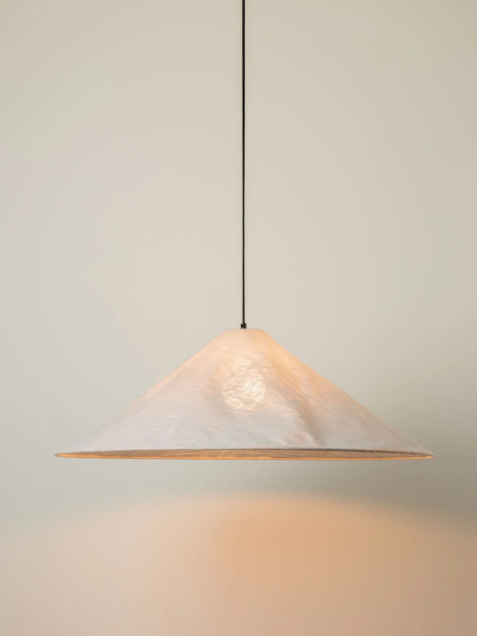 Siya - Collapsible Oversized Linen Pendant - Image 2