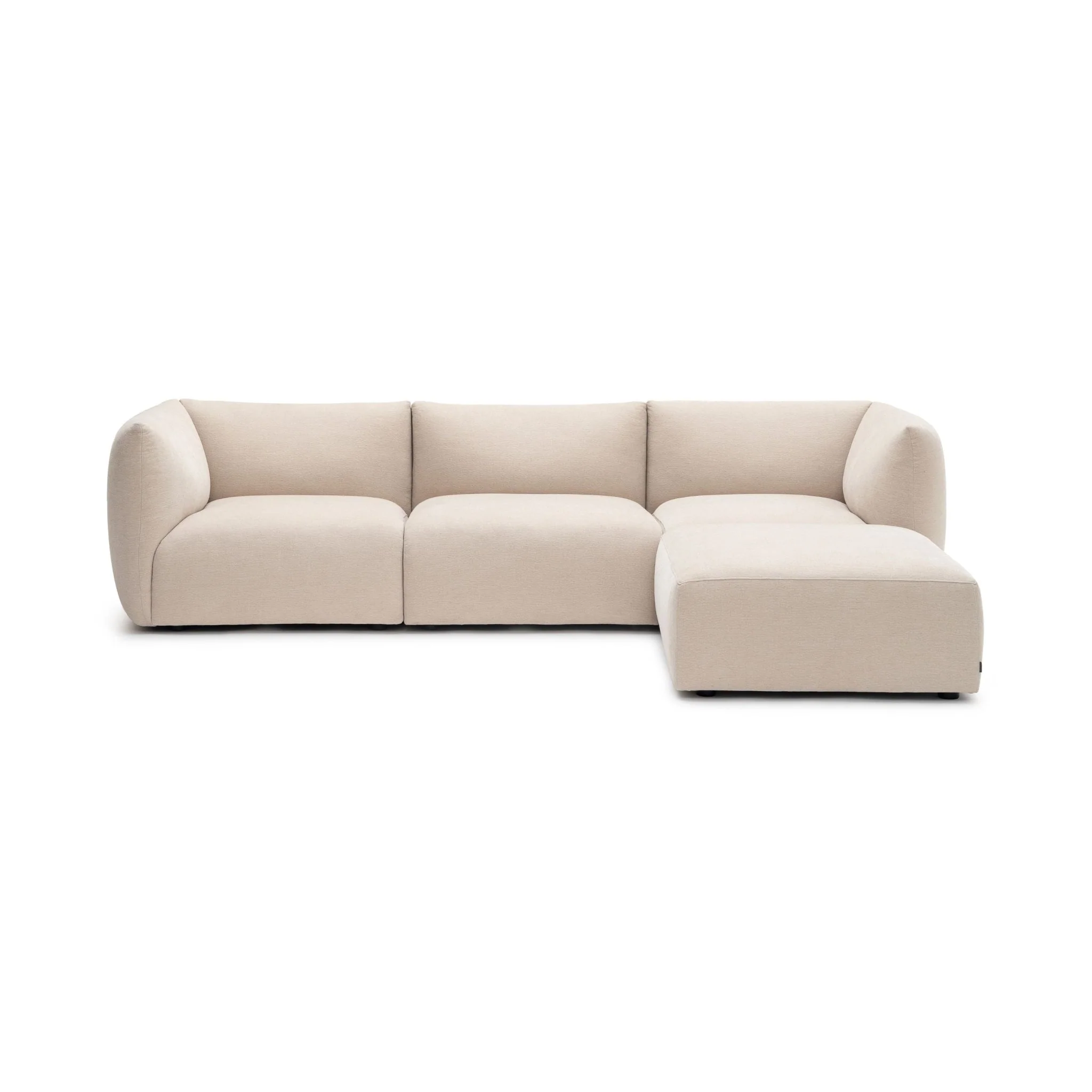 Slipper Corner Sofa - Bleached Sand