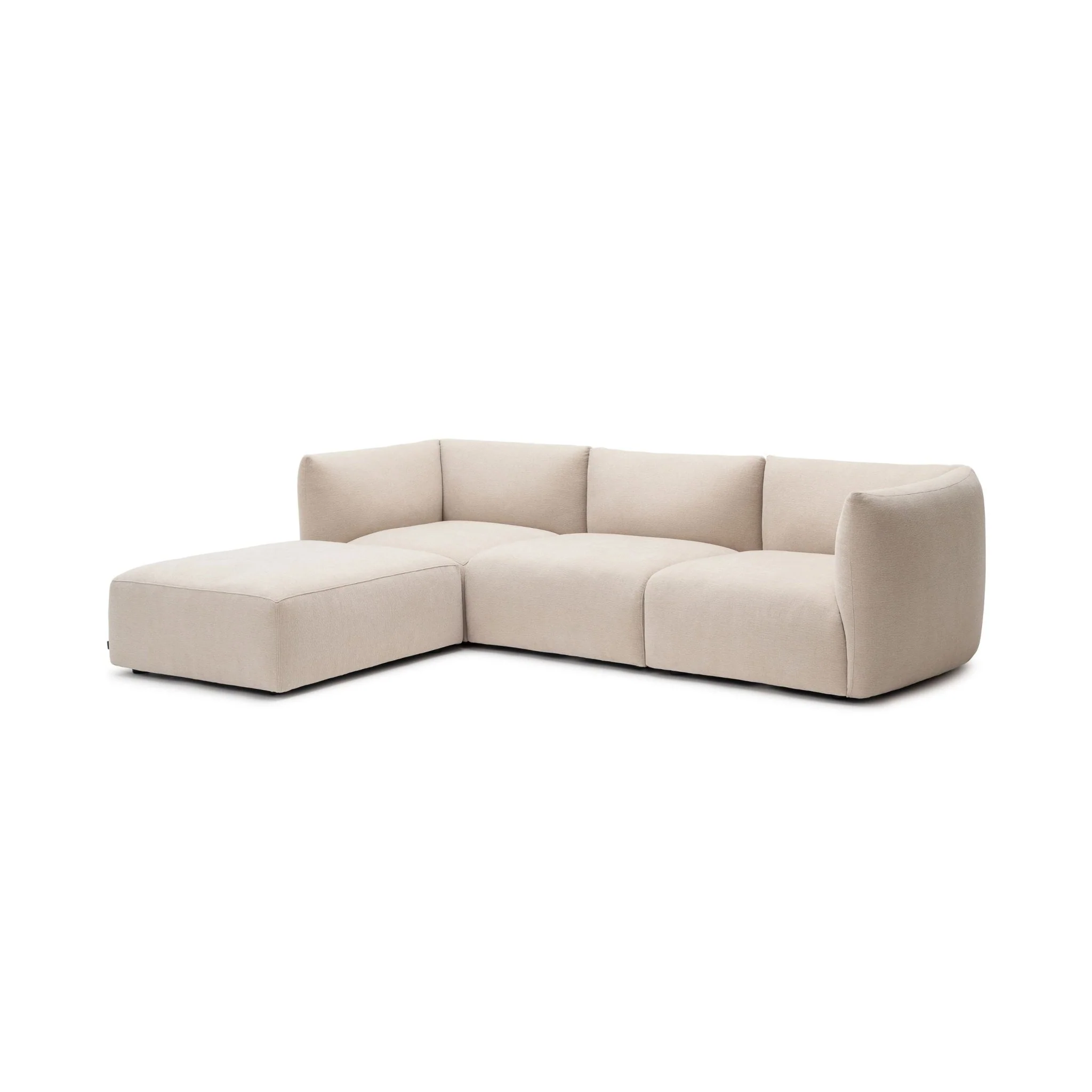 Slipper Corner Sofa - Bleached Sand - Image 10