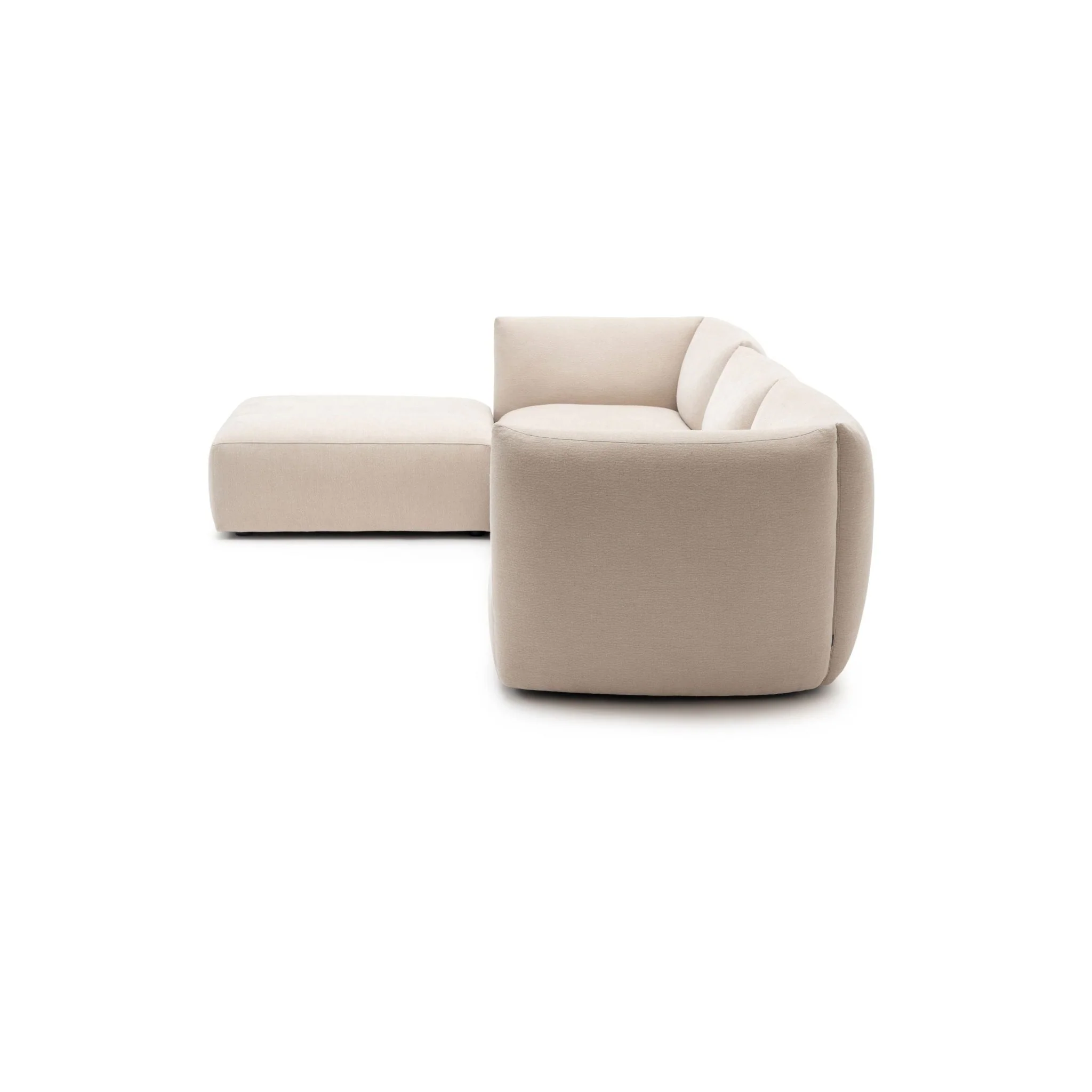 Slipper Corner Sofa - Bleached Sand - Image 11
