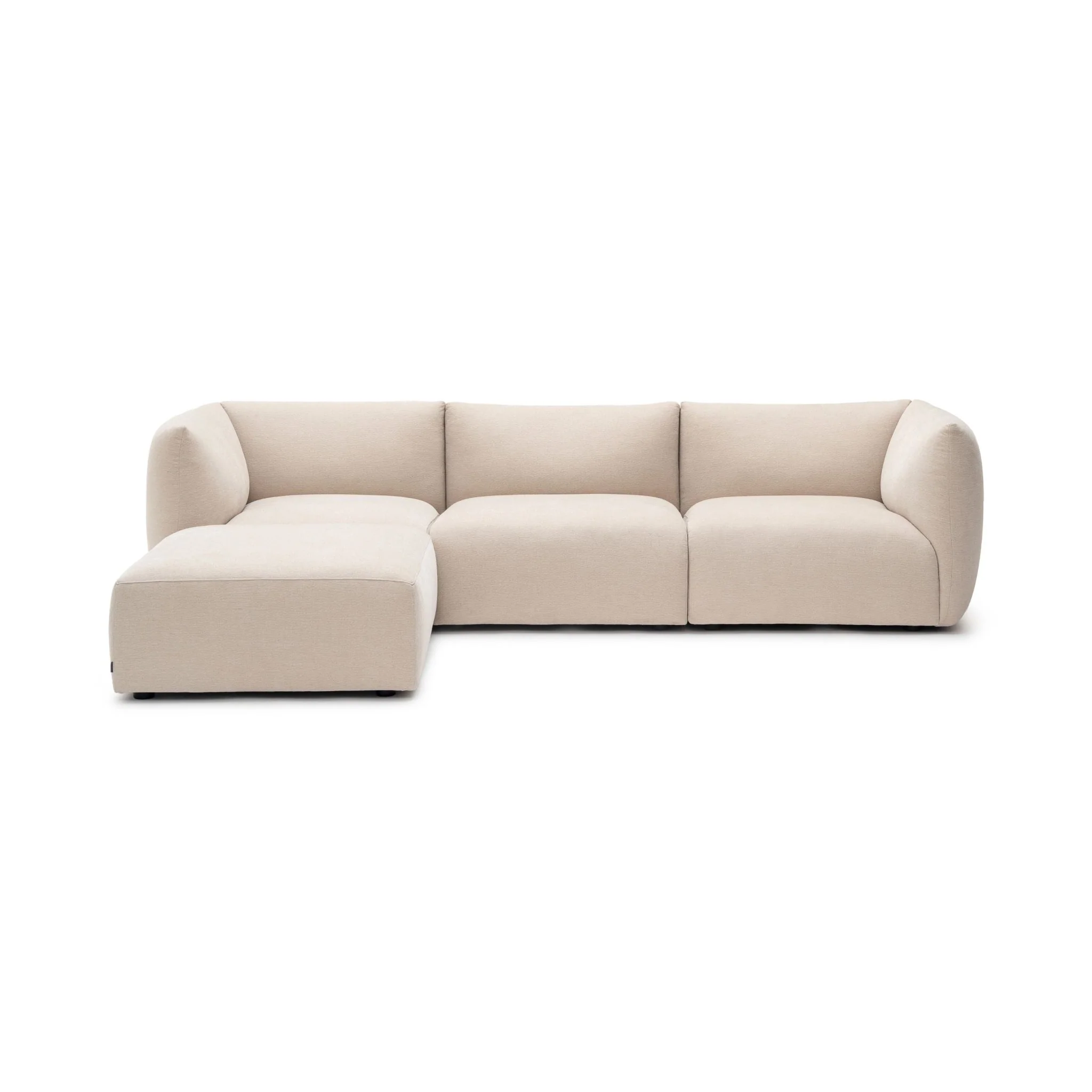 Slipper Corner Sofa - Bleached Sand - Image 9
