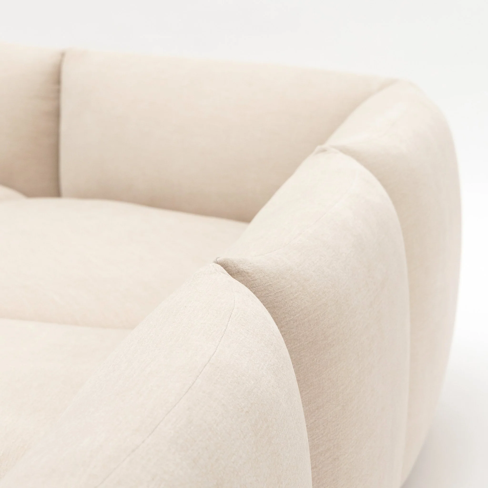 Slipper Corner V1 Sofa - Bleached Sand - Image 6