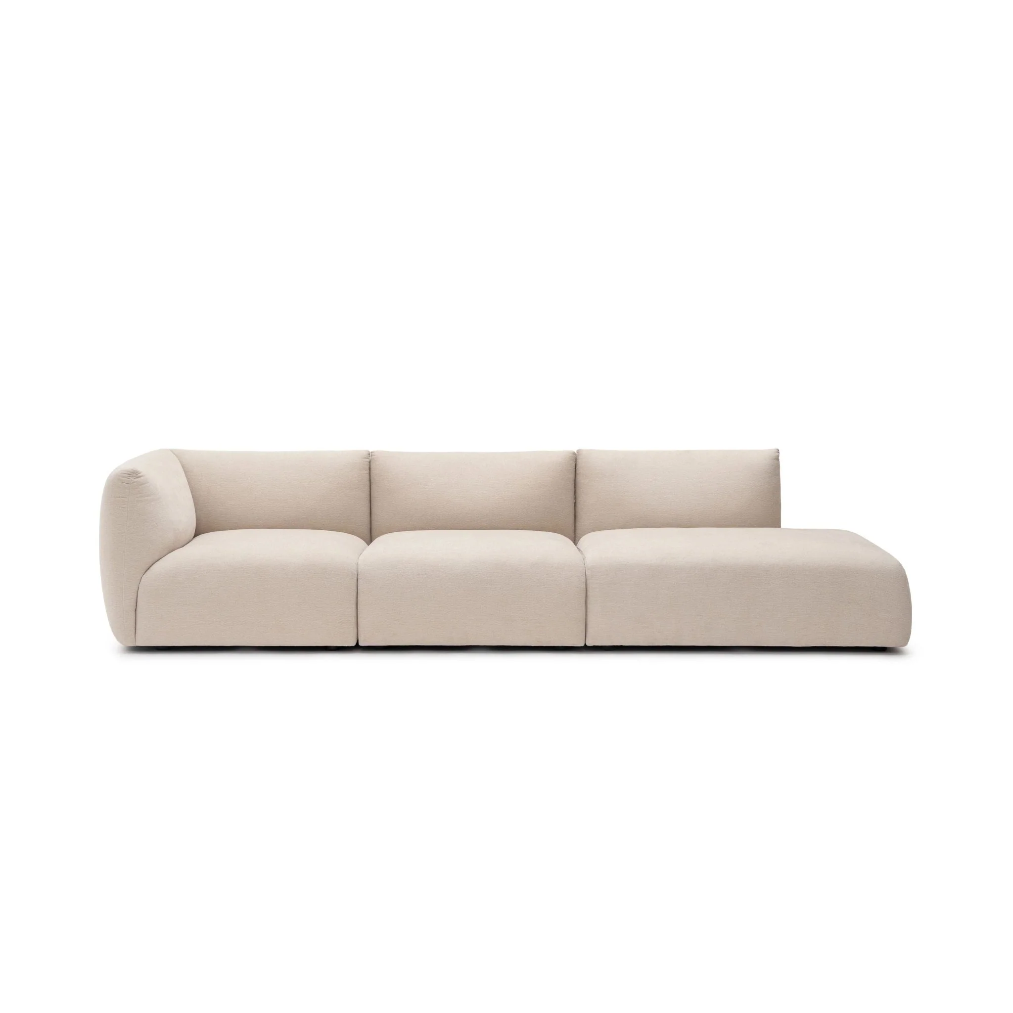 Slipper Large Open Sofa - Bleached Sand
