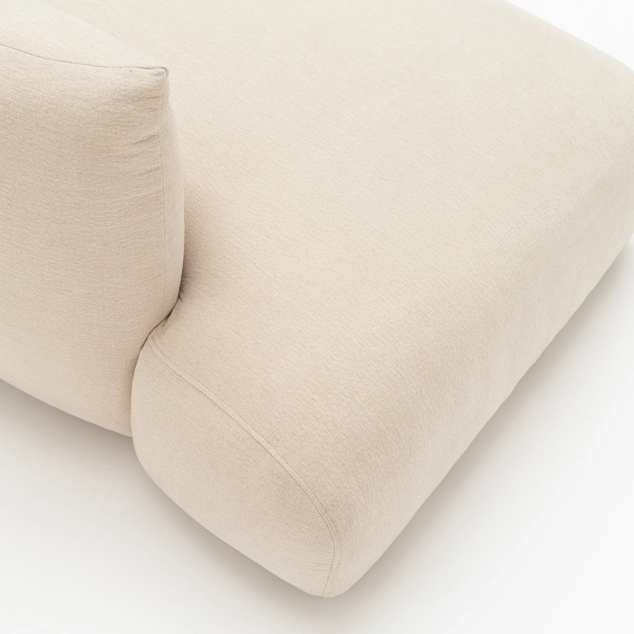 Slipper Large Open Sofa - Bleached Sand - Image 16
