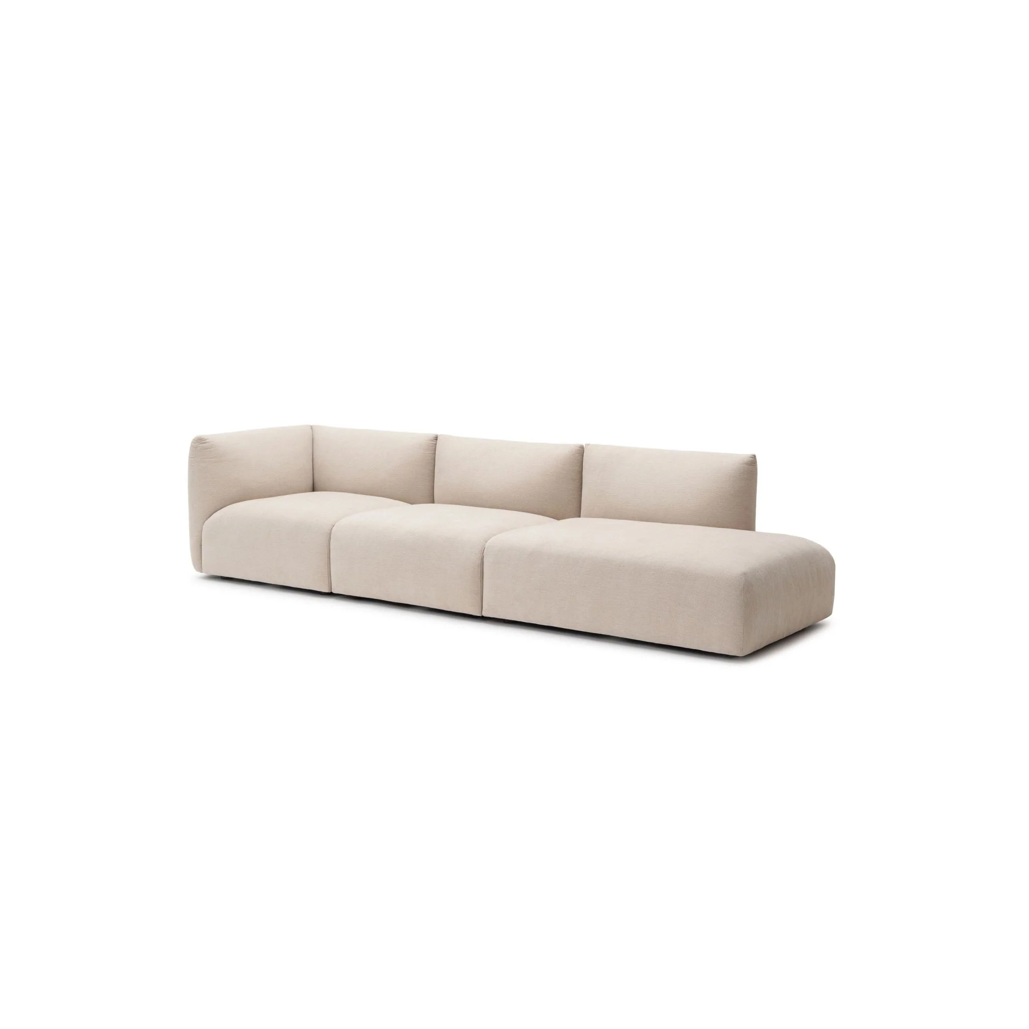 Slipper Large Open Sofa - Bleached Sand - Image 2