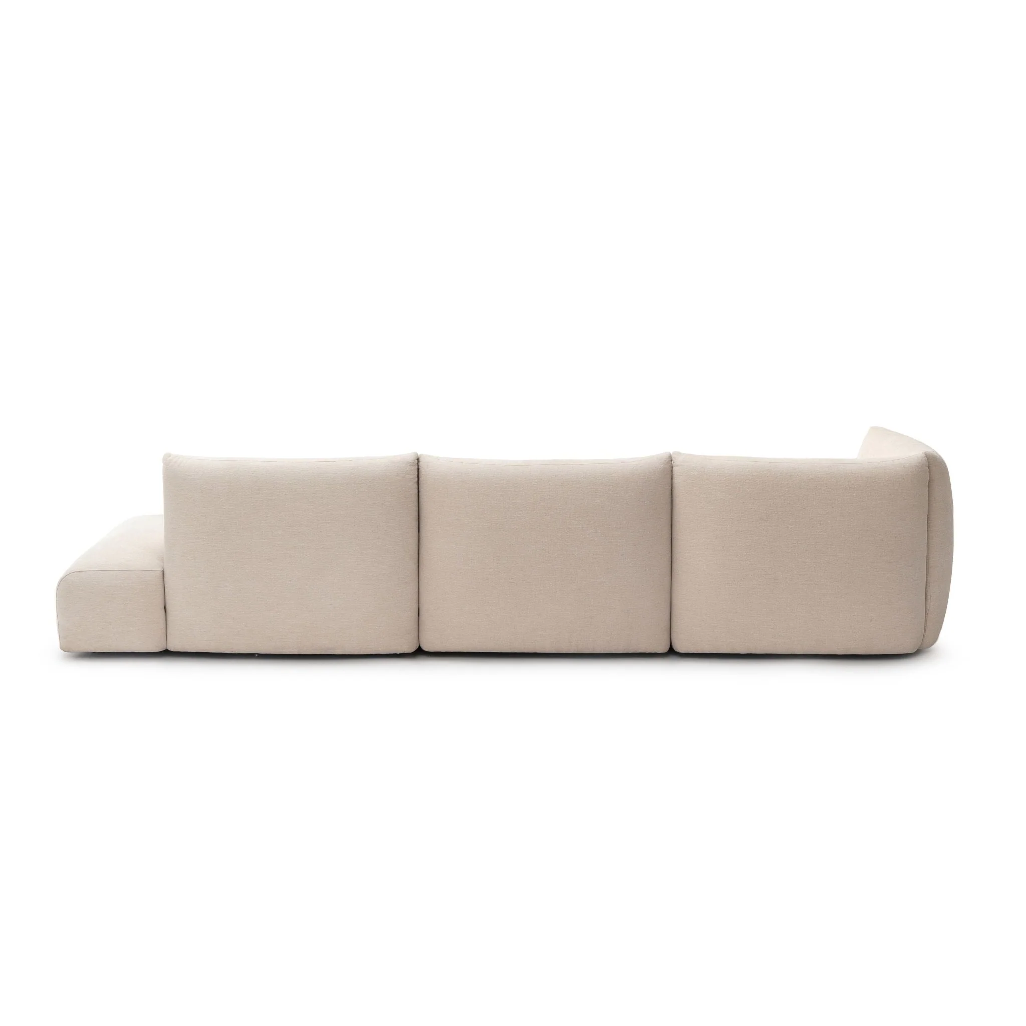 Slipper Large Open Sofa - Bleached Sand - Image 4