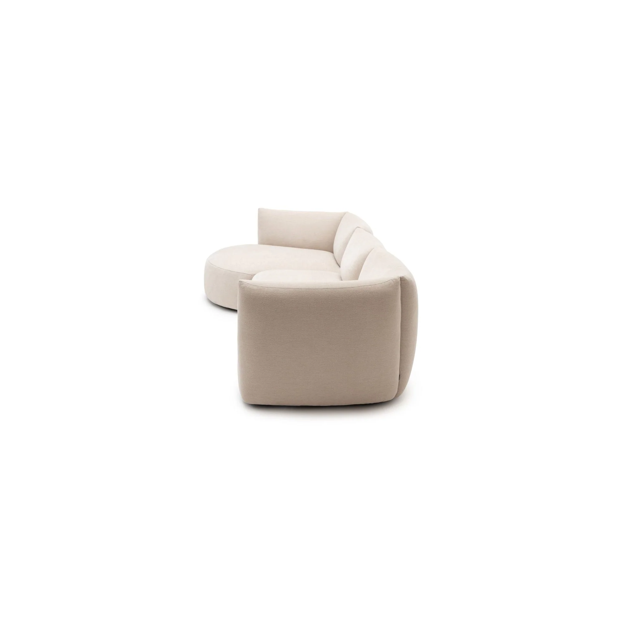 Slipper Lounge Closed Sofa - Bleached Sand - Image 11