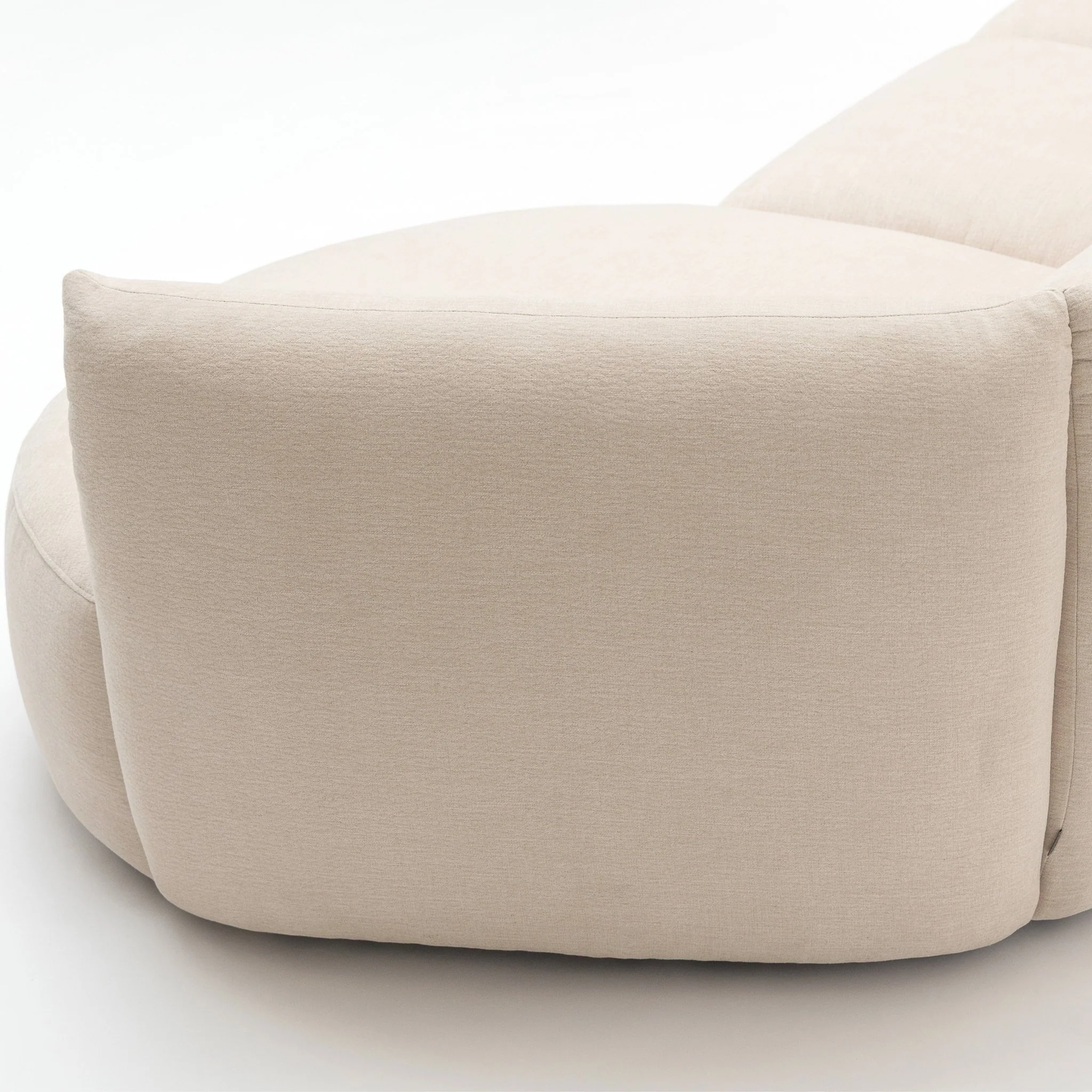 Slipper Lounge Open Sofa - Bleached Sand - Image 9