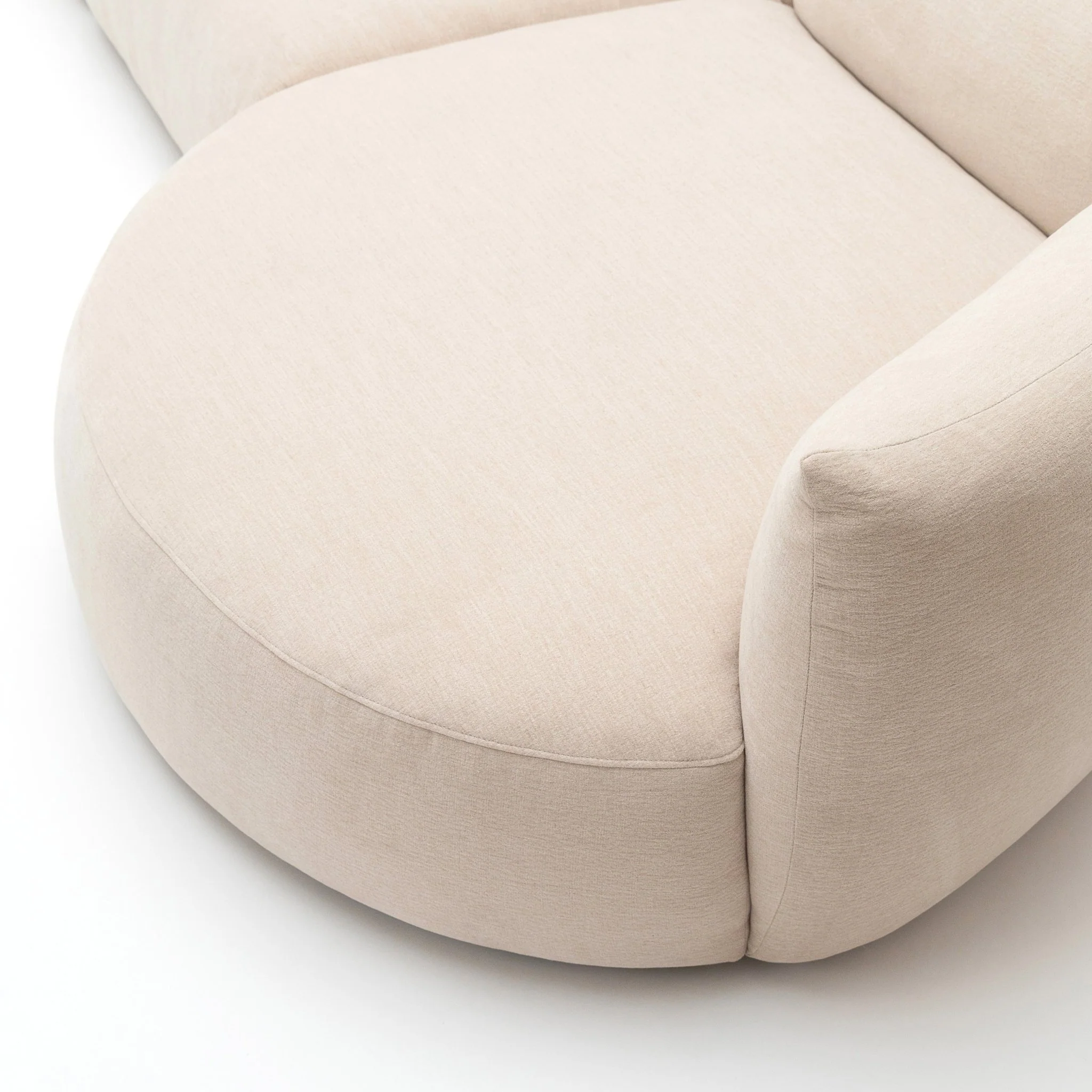 Slipper Lounge Open Sofa - Bleached Sand - Image 17