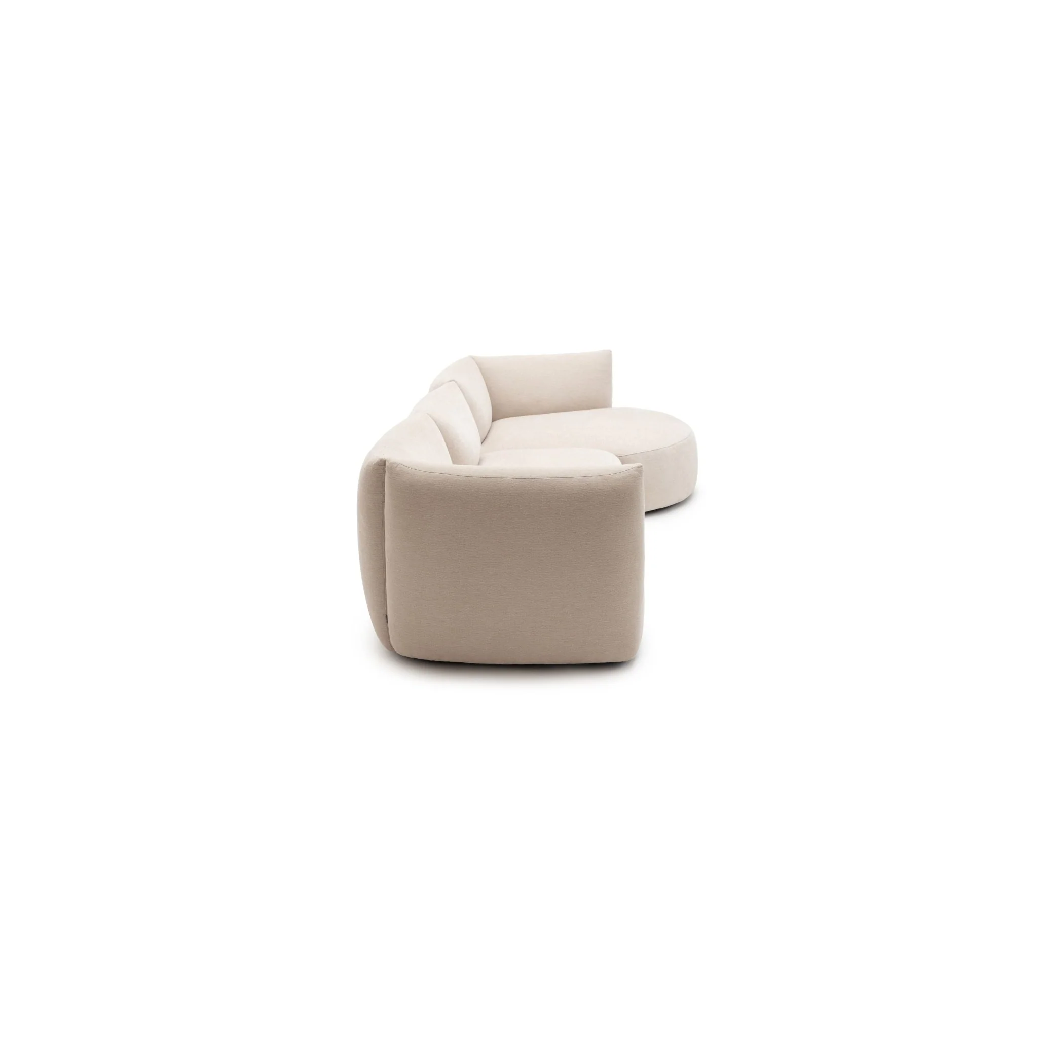 Slipper Lounge Closed Sofa - Bleached Sand - Image 3