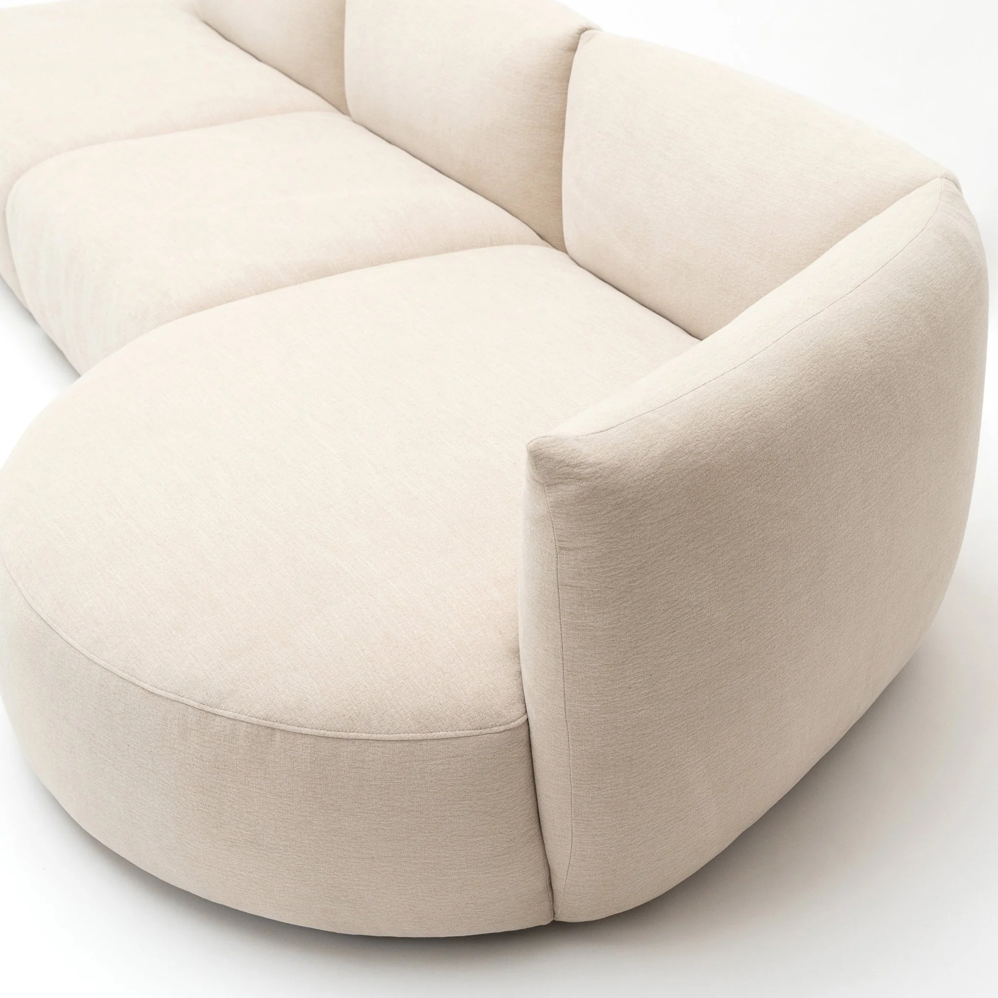 Slipper Lounge Open Sofa - Bleached Sand - Image 6