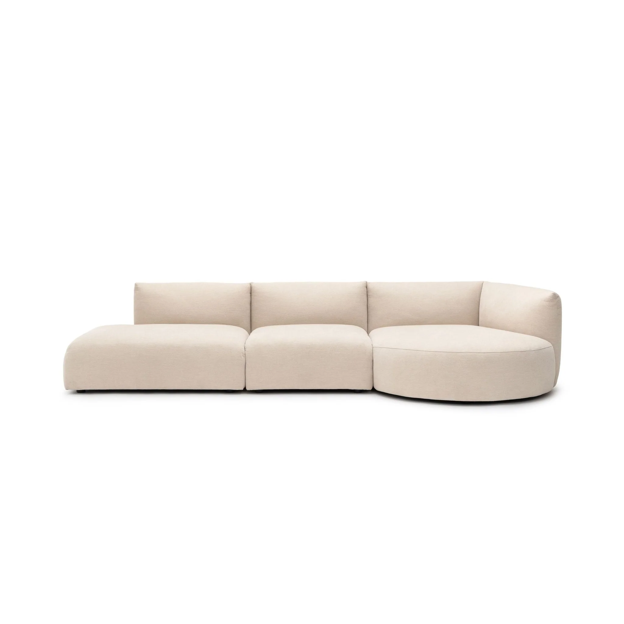 Slipper Lounge Open Sofa - Bleached Sand - Image 11