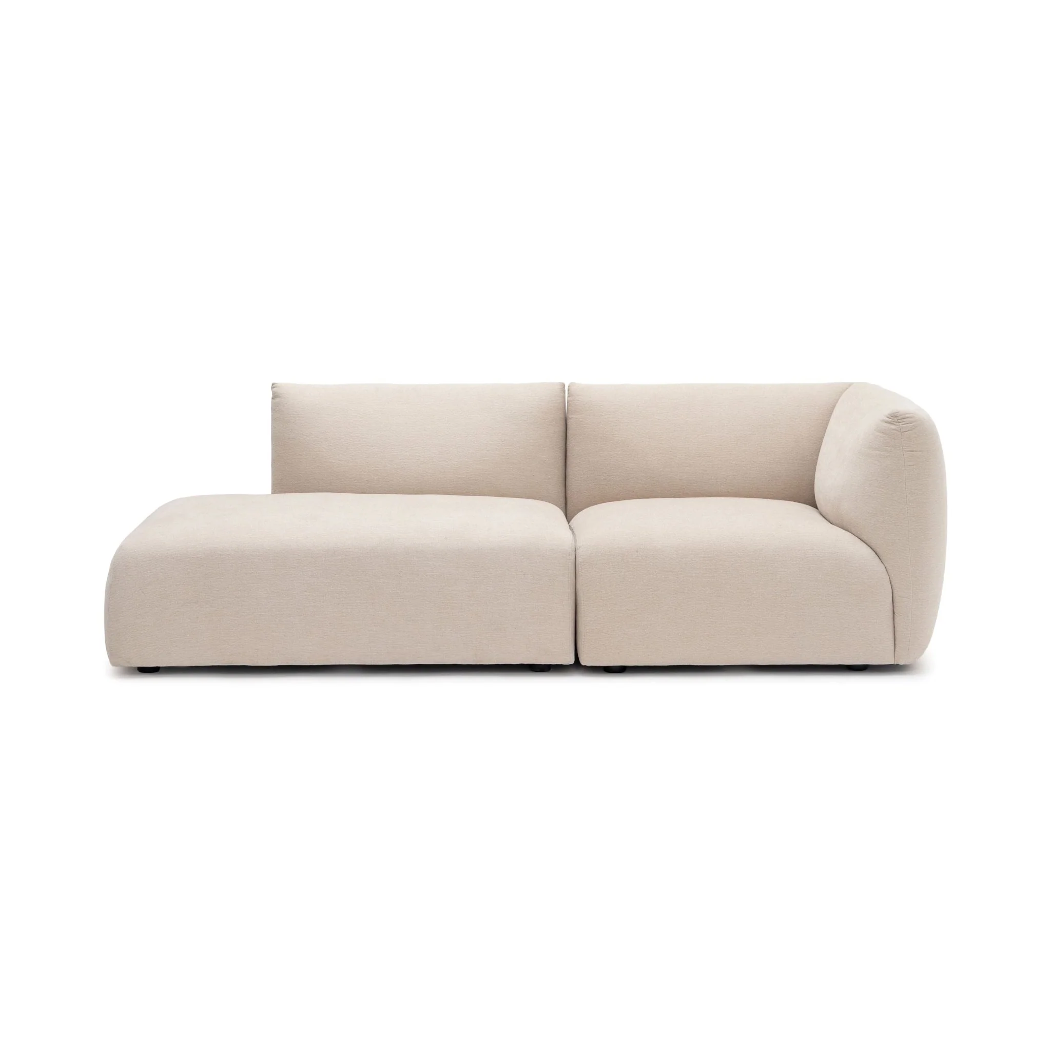 Slipper Small Open Sofa - Bleached Sand