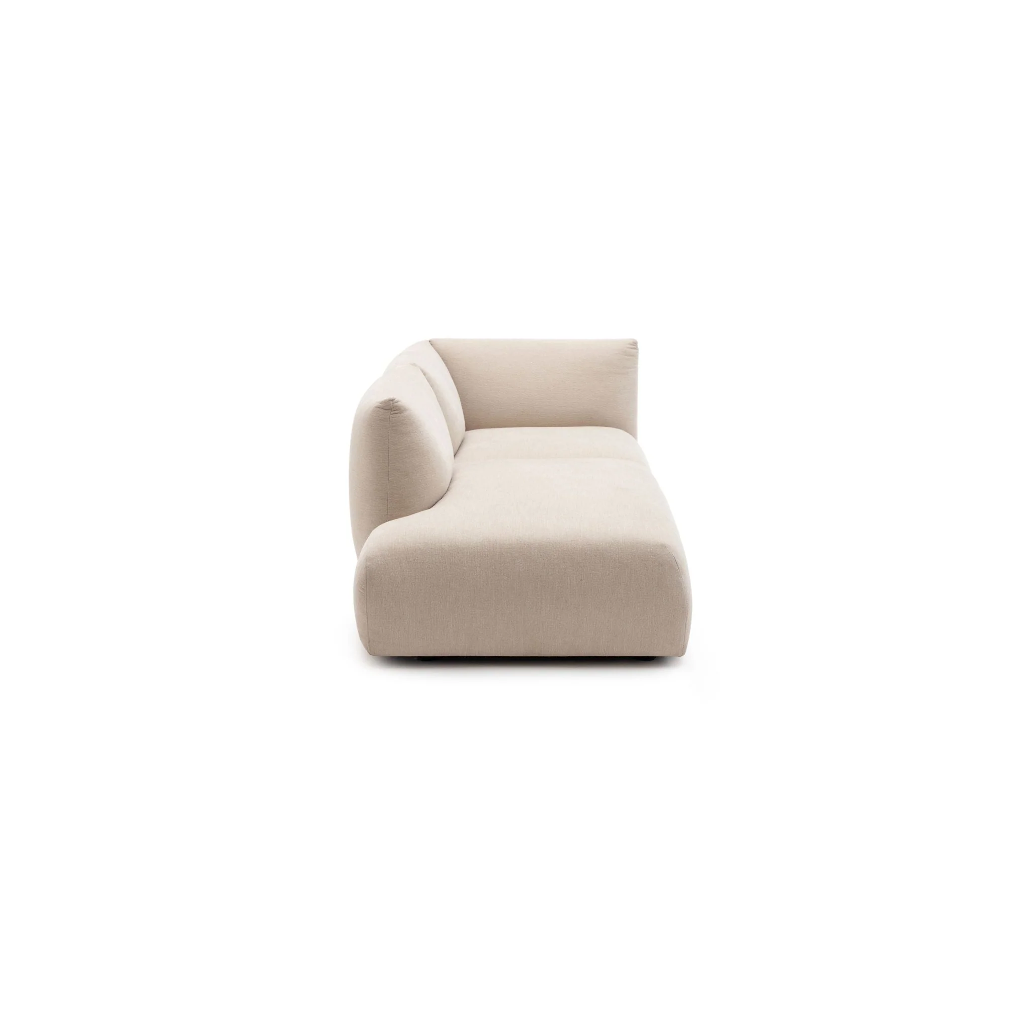 Slipper Small Open Sofa - Bleached Sand - Image 3