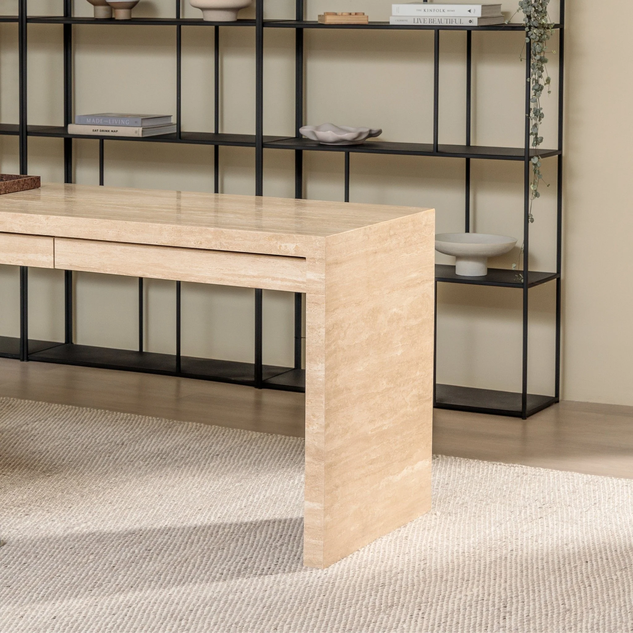 Sloane Desk - Travertine - Image 14