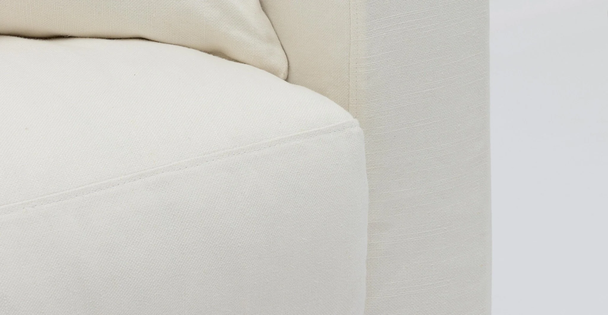 Sloopy Corner Sectional Sofa - Summer Ivory - Image 11