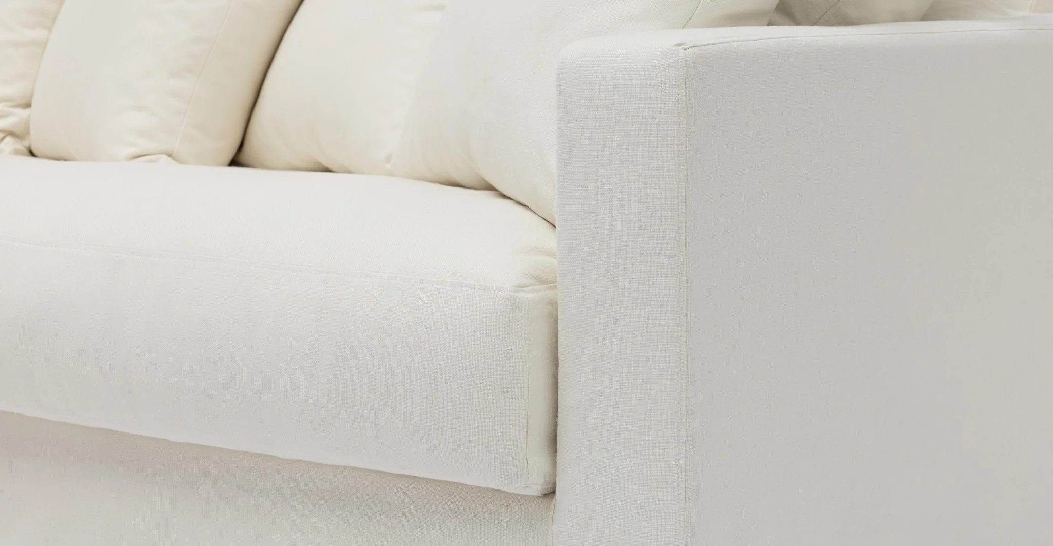 Sloopy Corner Sectional Sofa - Summer Ivory - Image 9