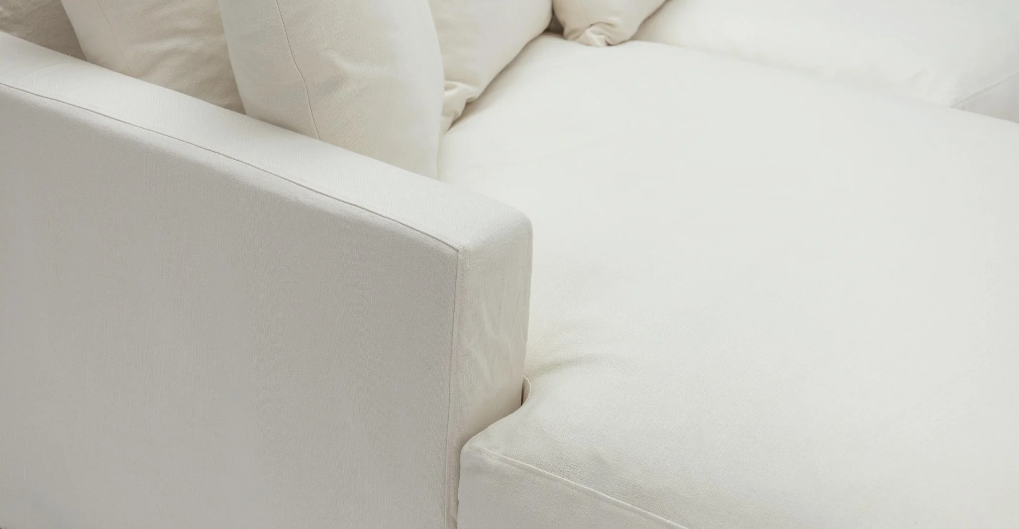 Sloopy L-Shaped Sofa - Summer Ivory - Image 6