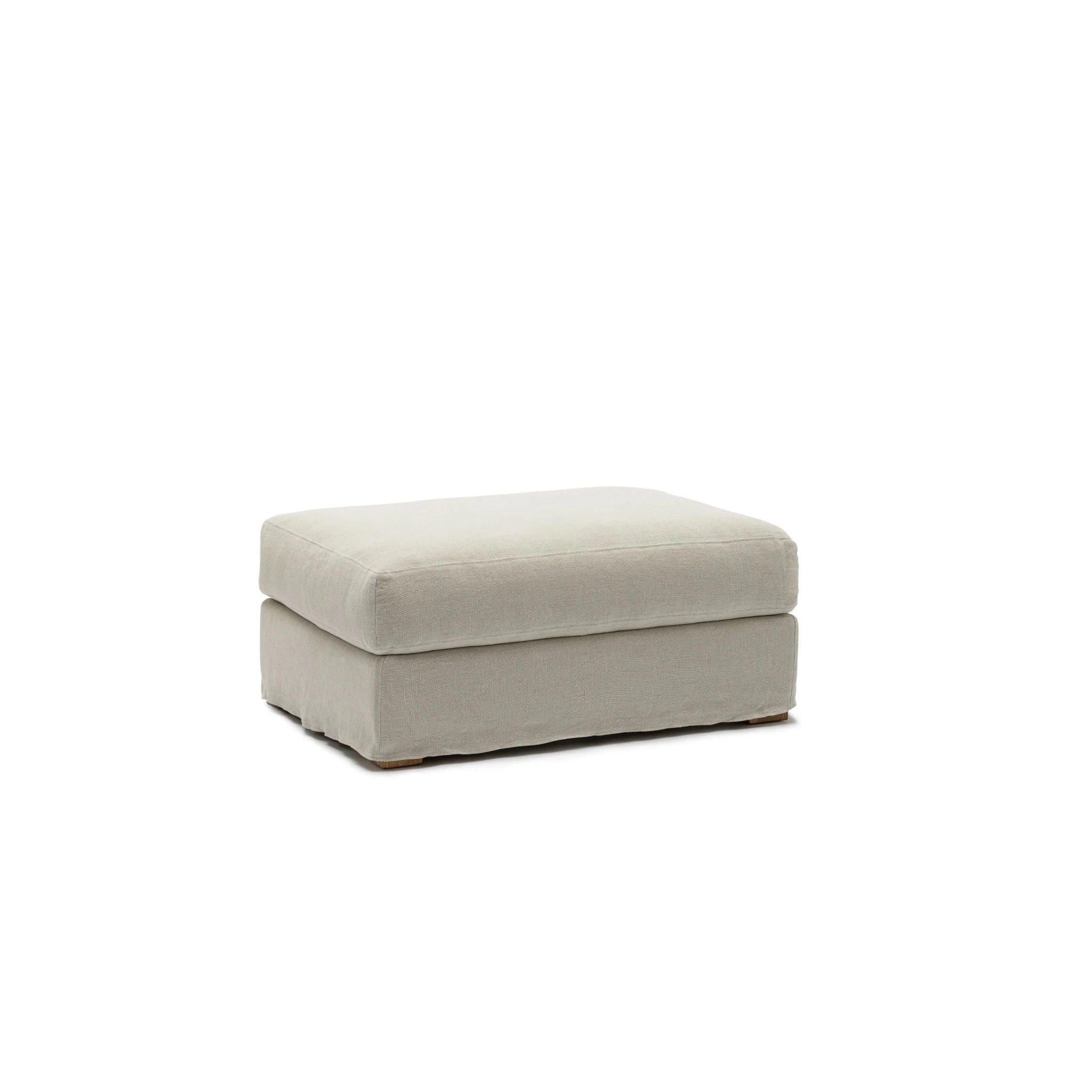 Sloopy Ottoman - Asa Bone - Image 3