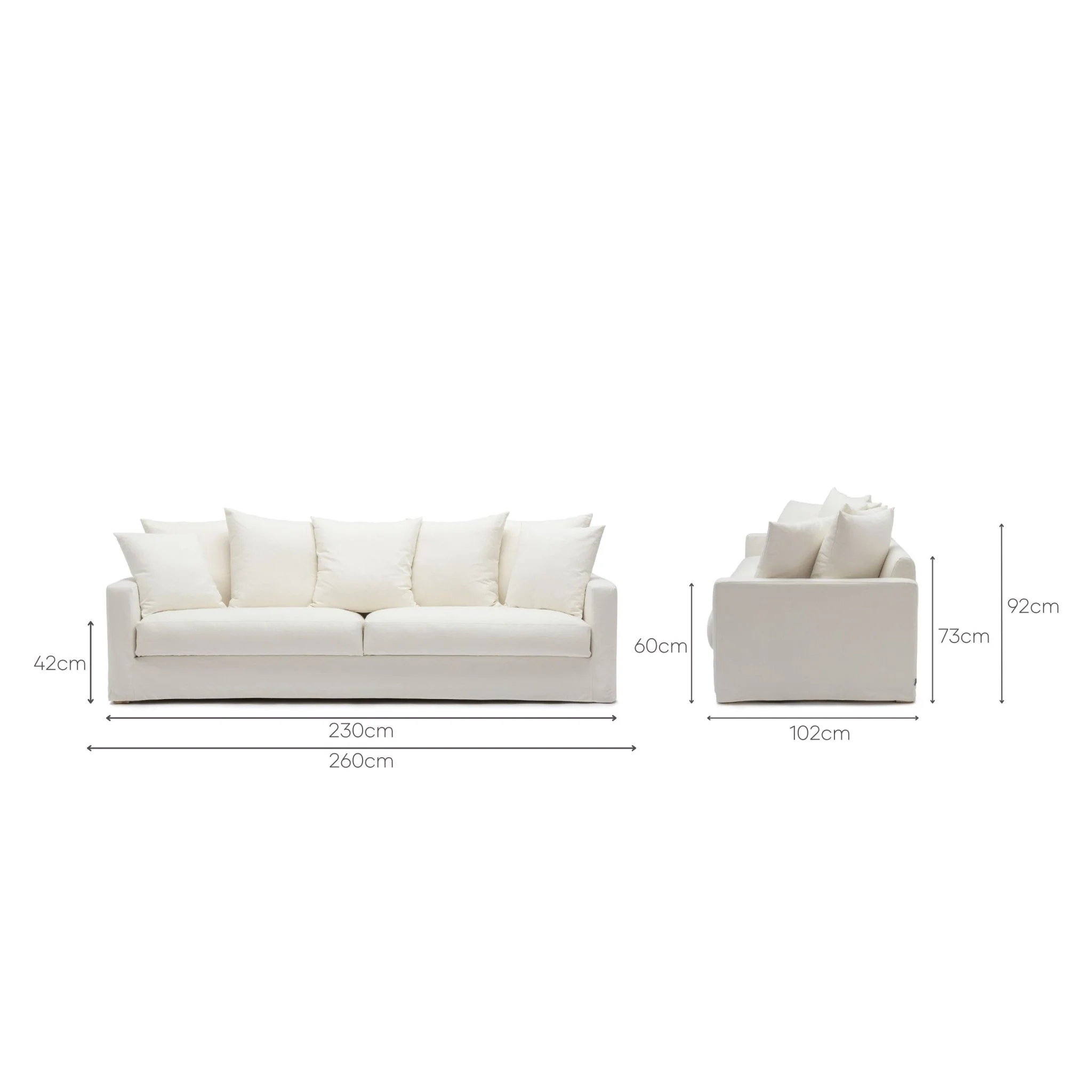 Sloopy Sofa - Summer Ivory - Image 5