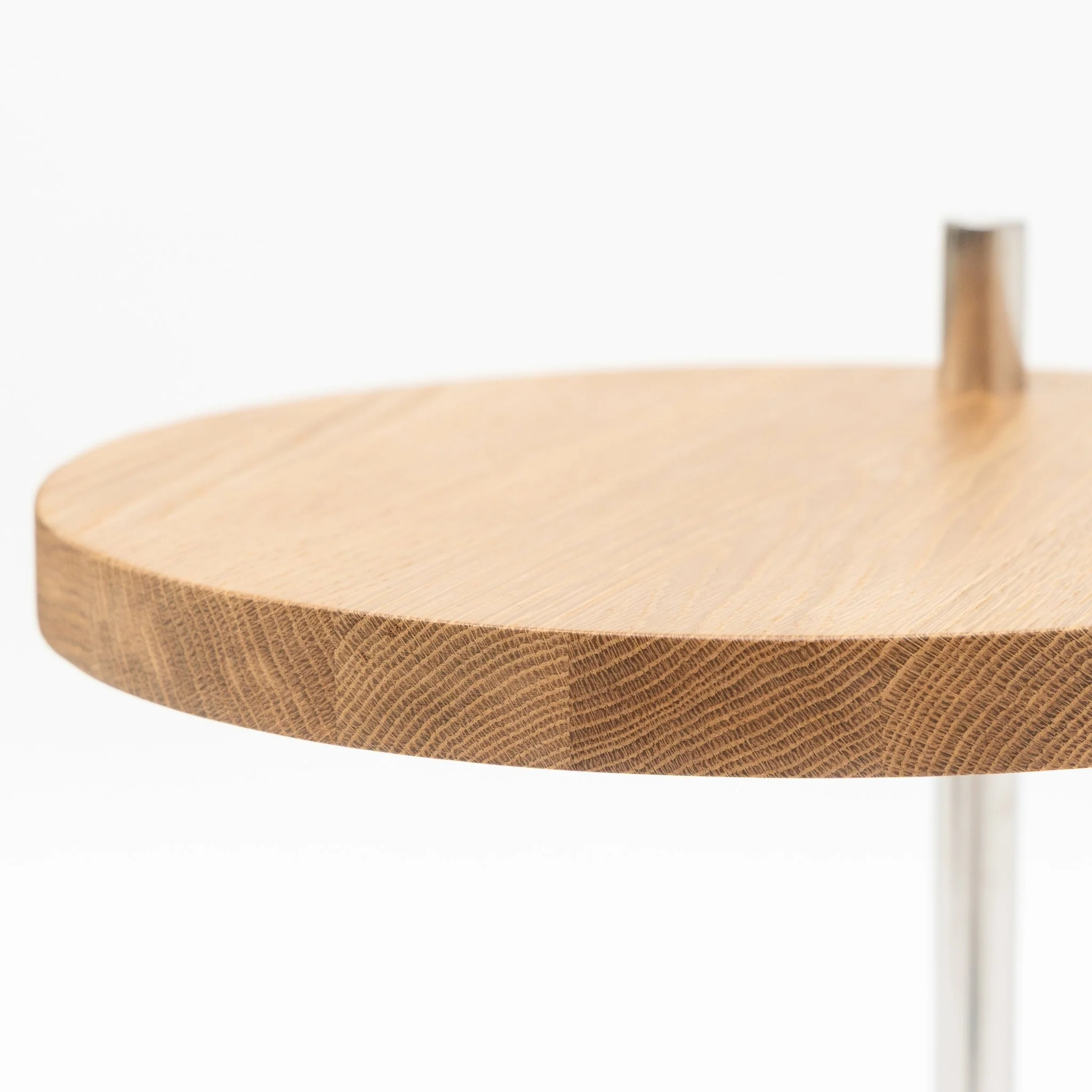 Society Side Table - Light Oak & Bianca Carrara - Image 6