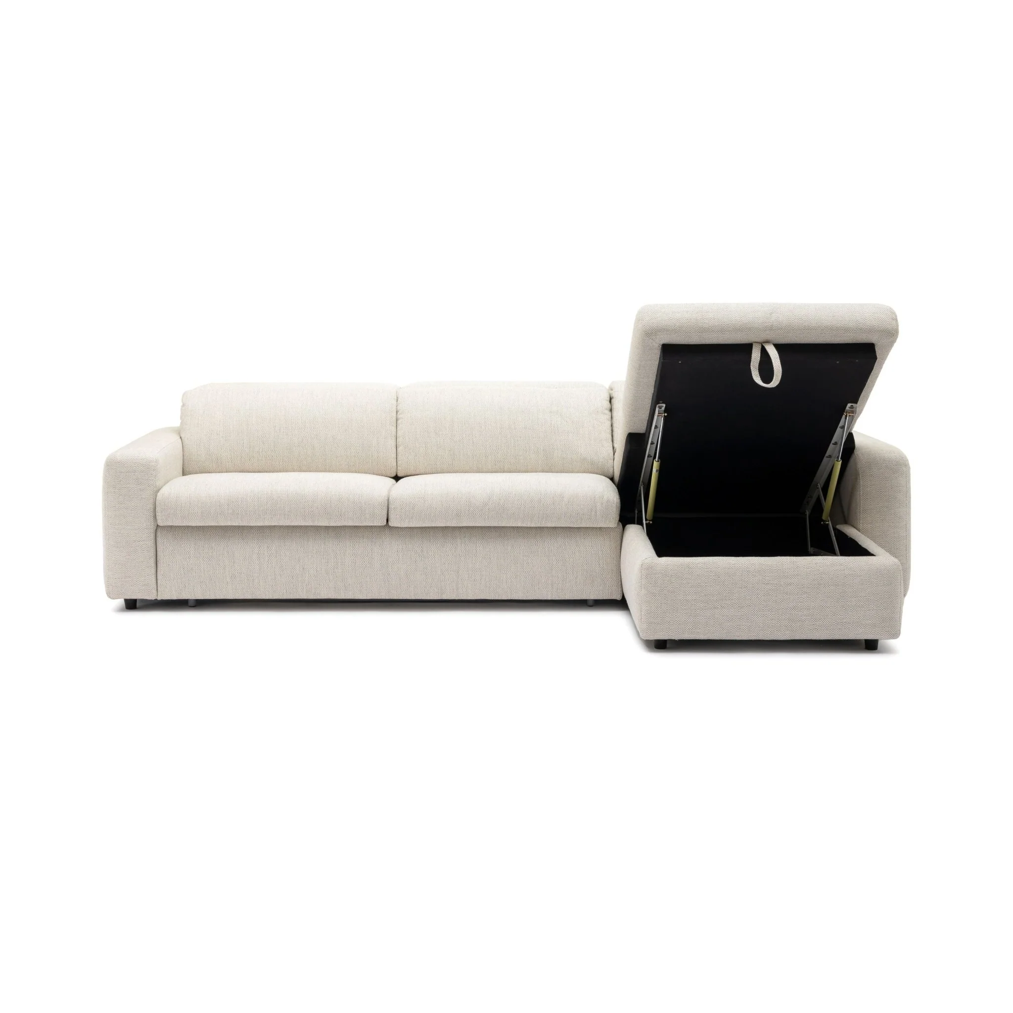 Sofa Bed With Storage - Pebble - Image 10