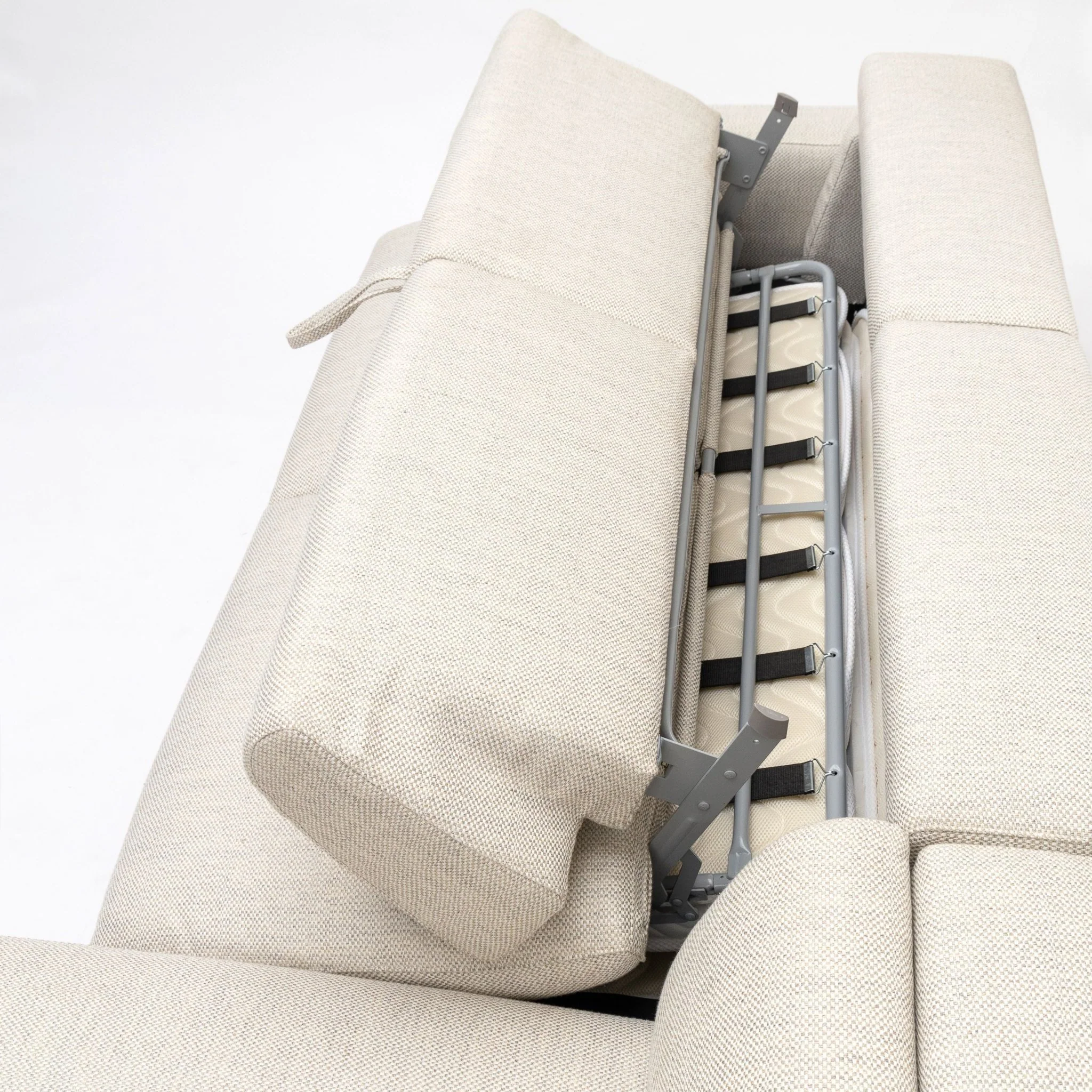Sofa Bed With Storage - Pebble - Image 21