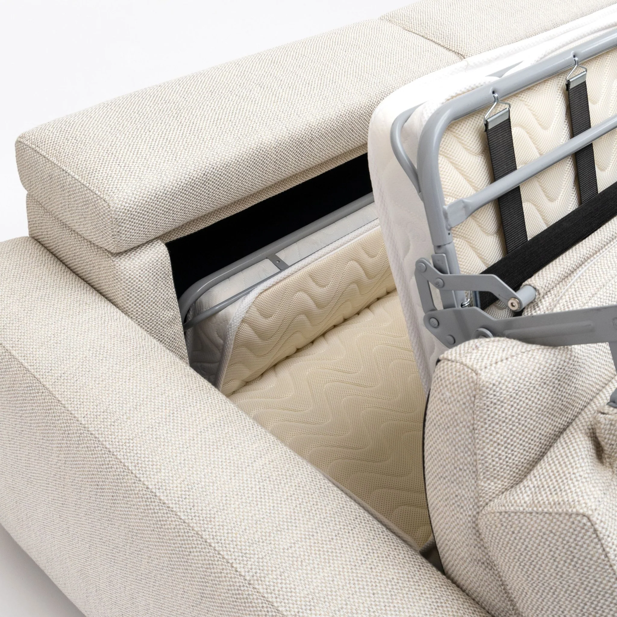Sofa Bed With Storage - Pebble - Image 22