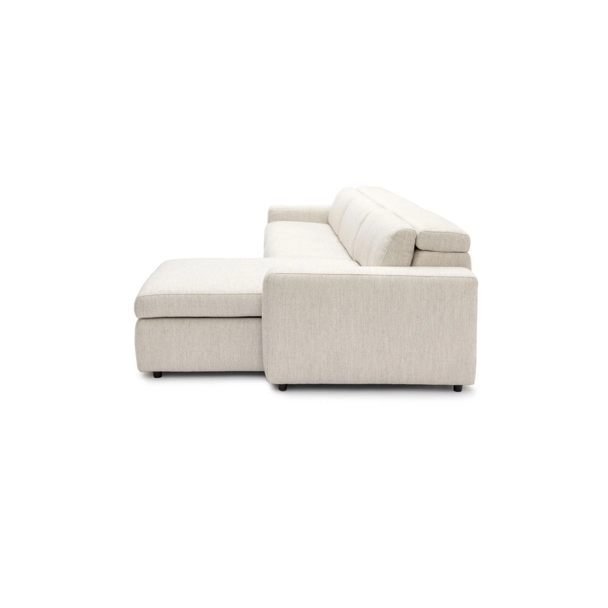 Sofa Bed With Storage - Pebble - Image 3