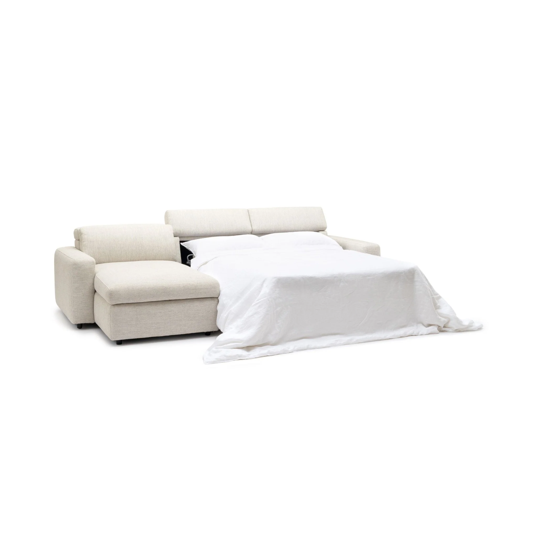 Sofa Bed With Storage - Pebble - Image 31