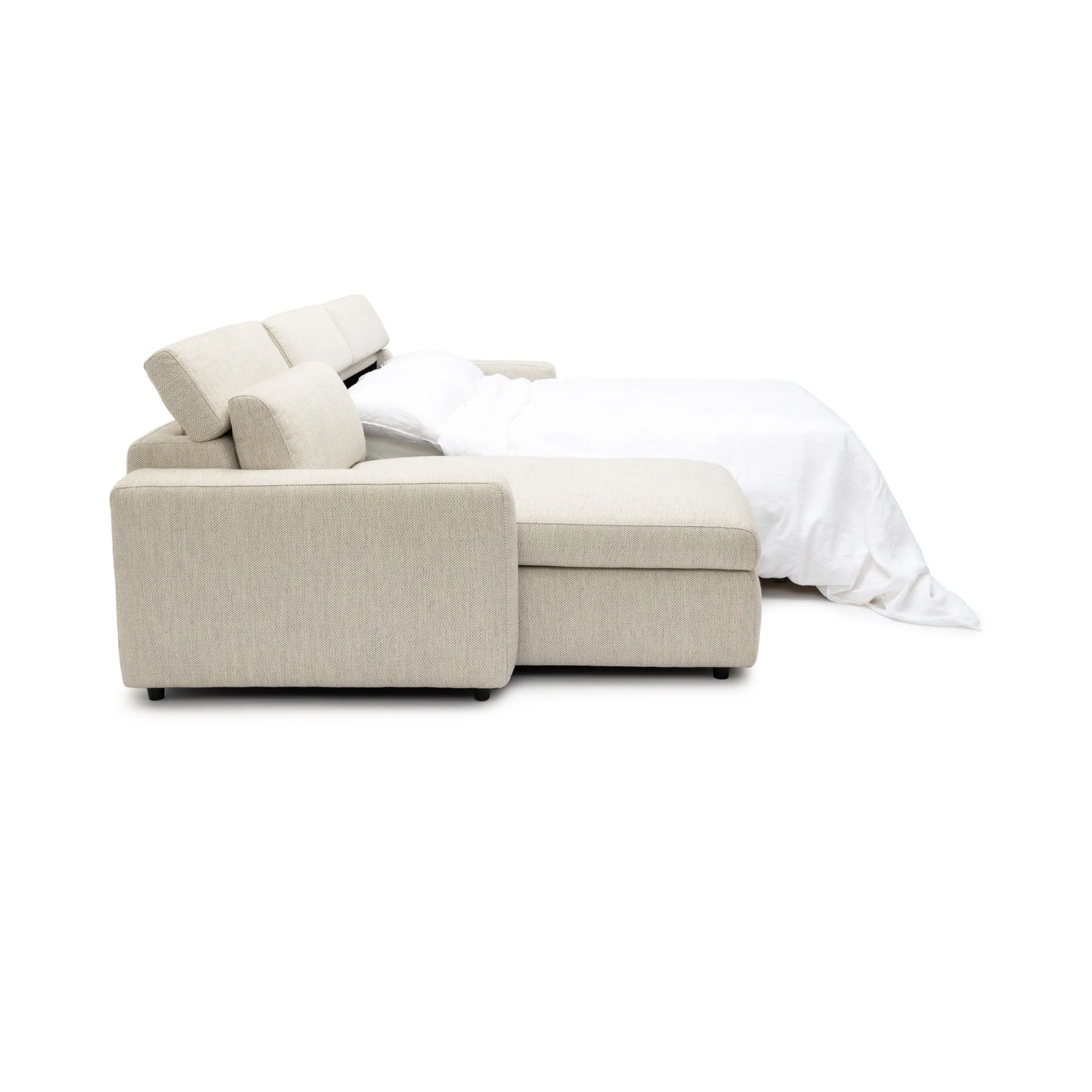 Sofa Bed With Storage - Pebble - Image 33
