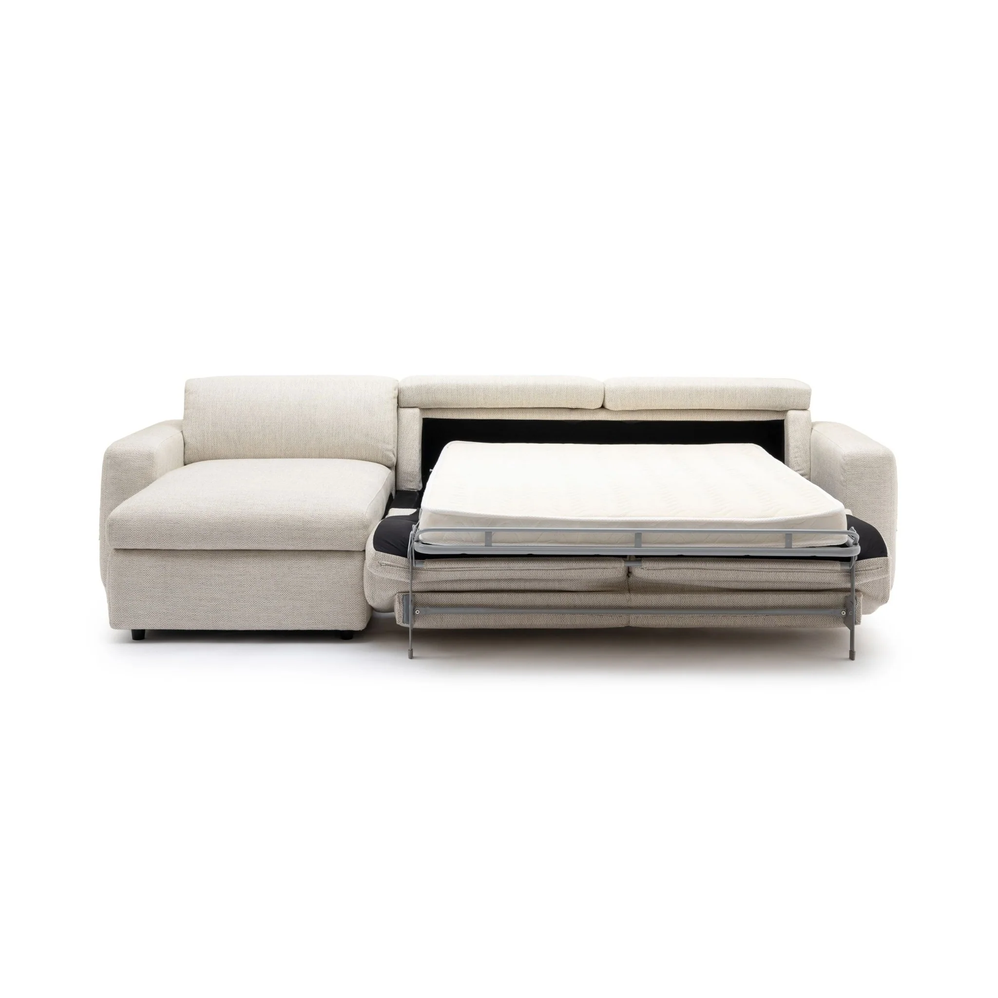 Sofa Bed With Storage - Pebble - Image 36