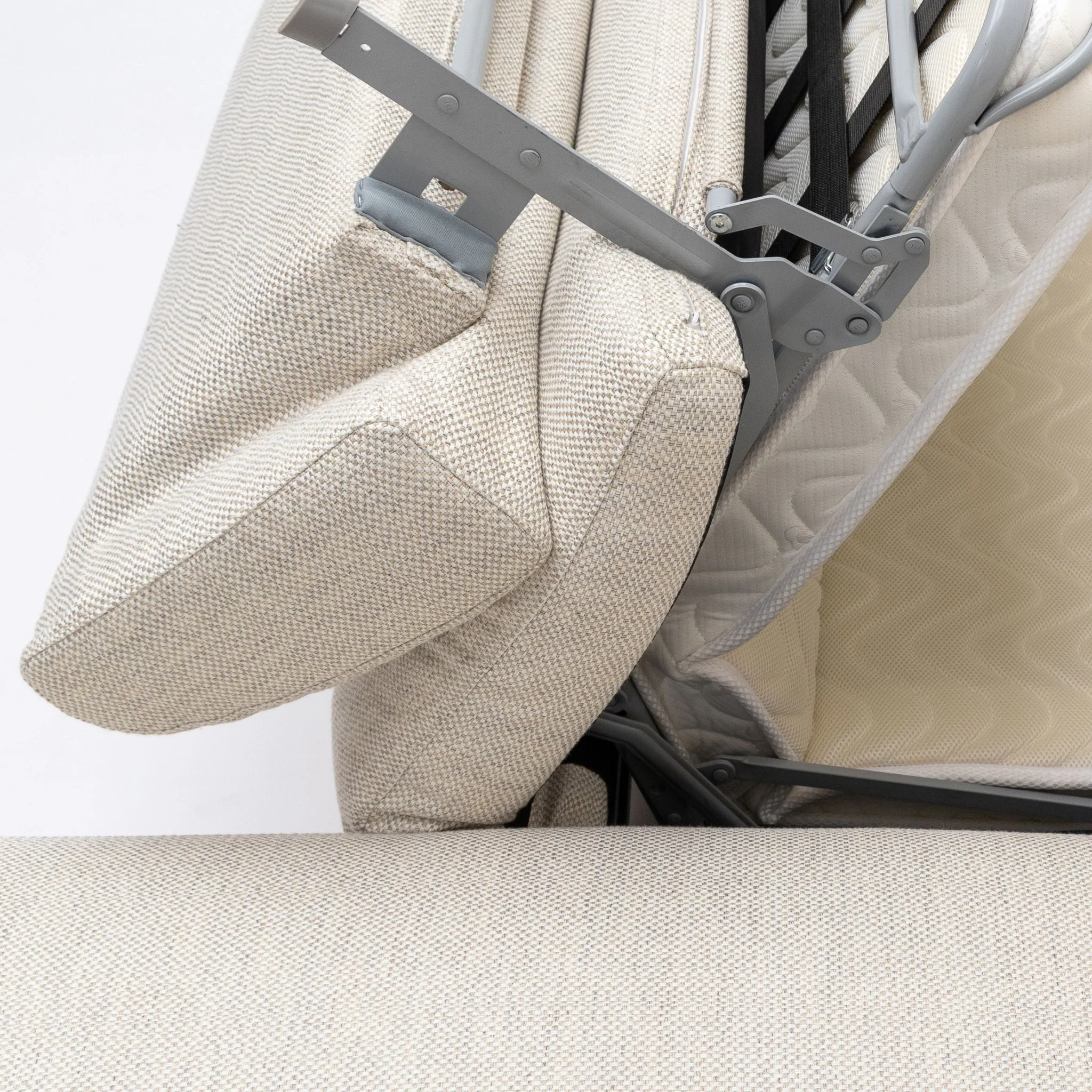 Sofa Bed With Storage - Pebble - Image 49