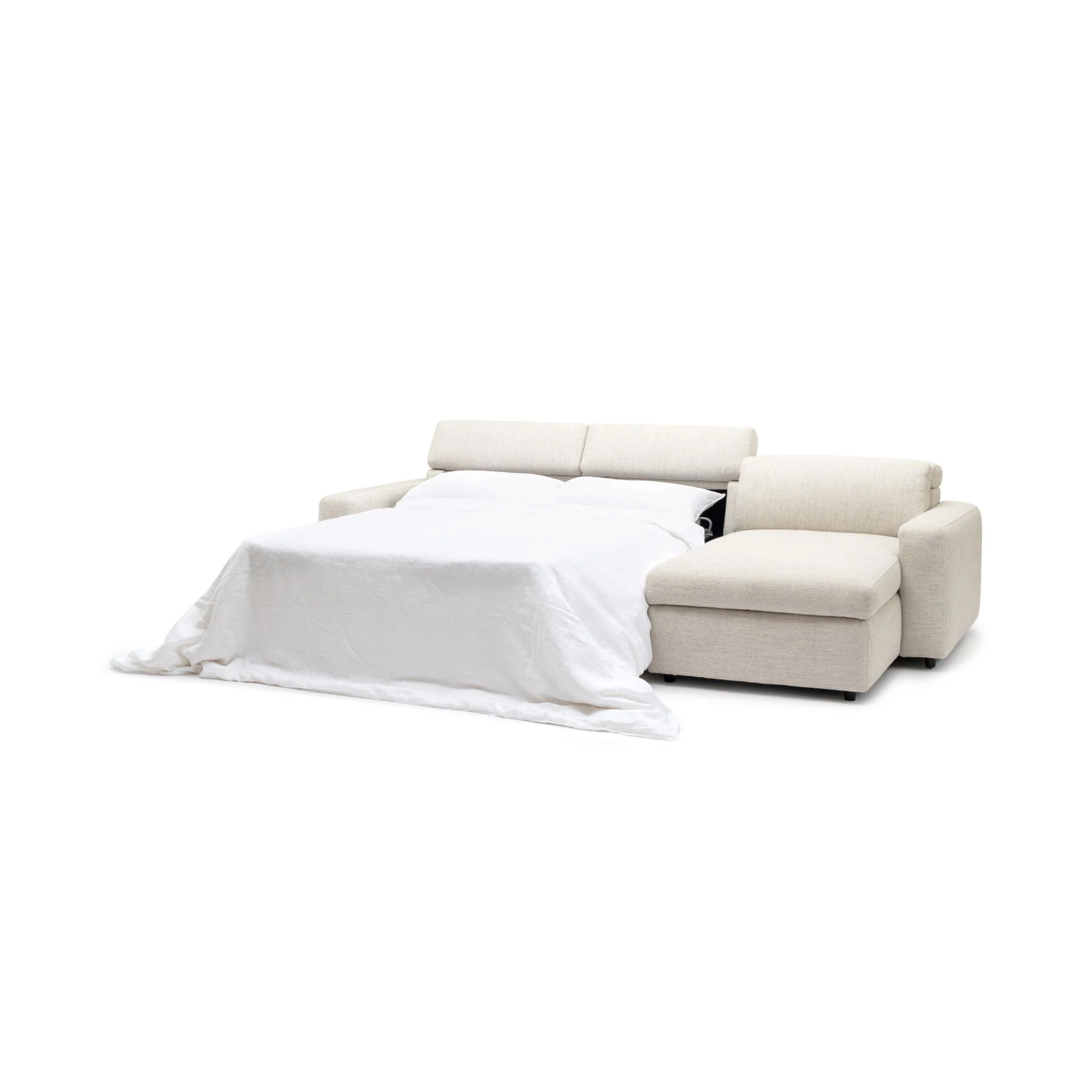 Sofa Bed With Storage - Pebble - Image 5