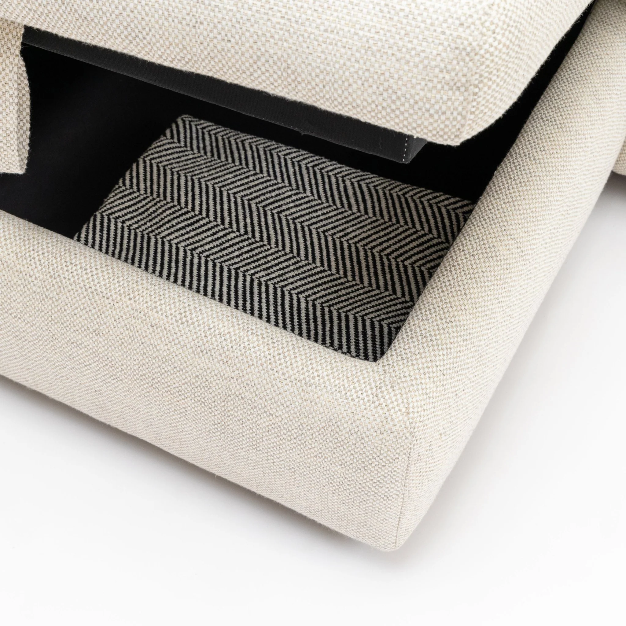 Sofa Bed With Storage - Pebble - Image 50