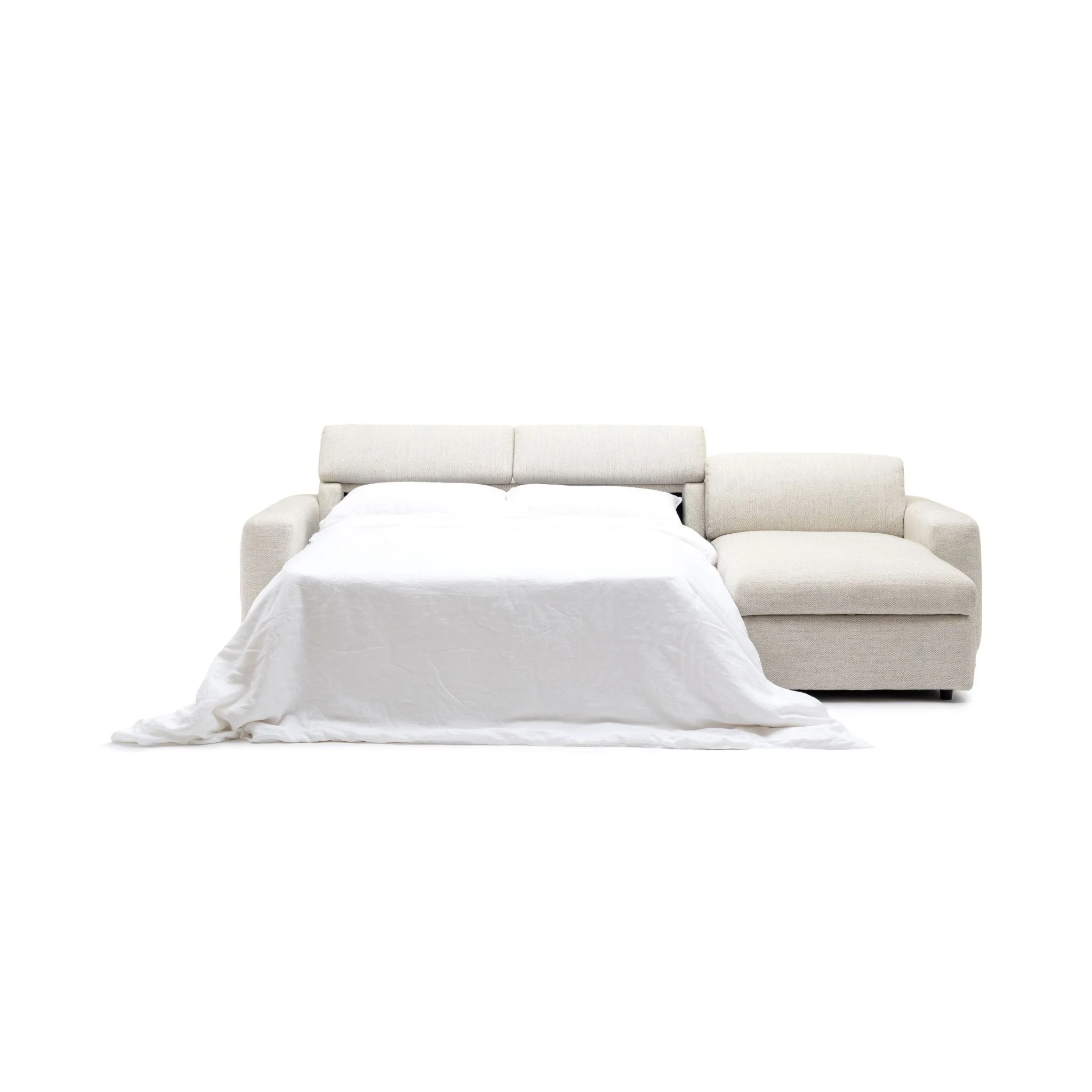 Sofa Bed With Storage - Pebble - Image 6