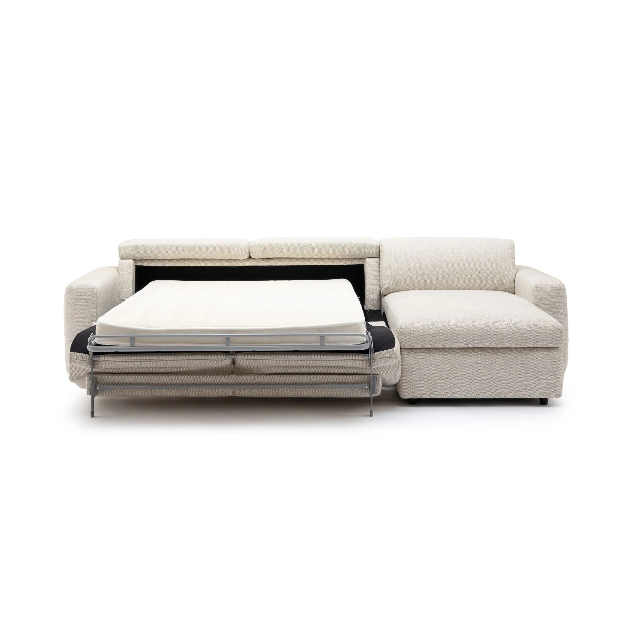 Sofa Bed With Storage - Pebble - Image 9