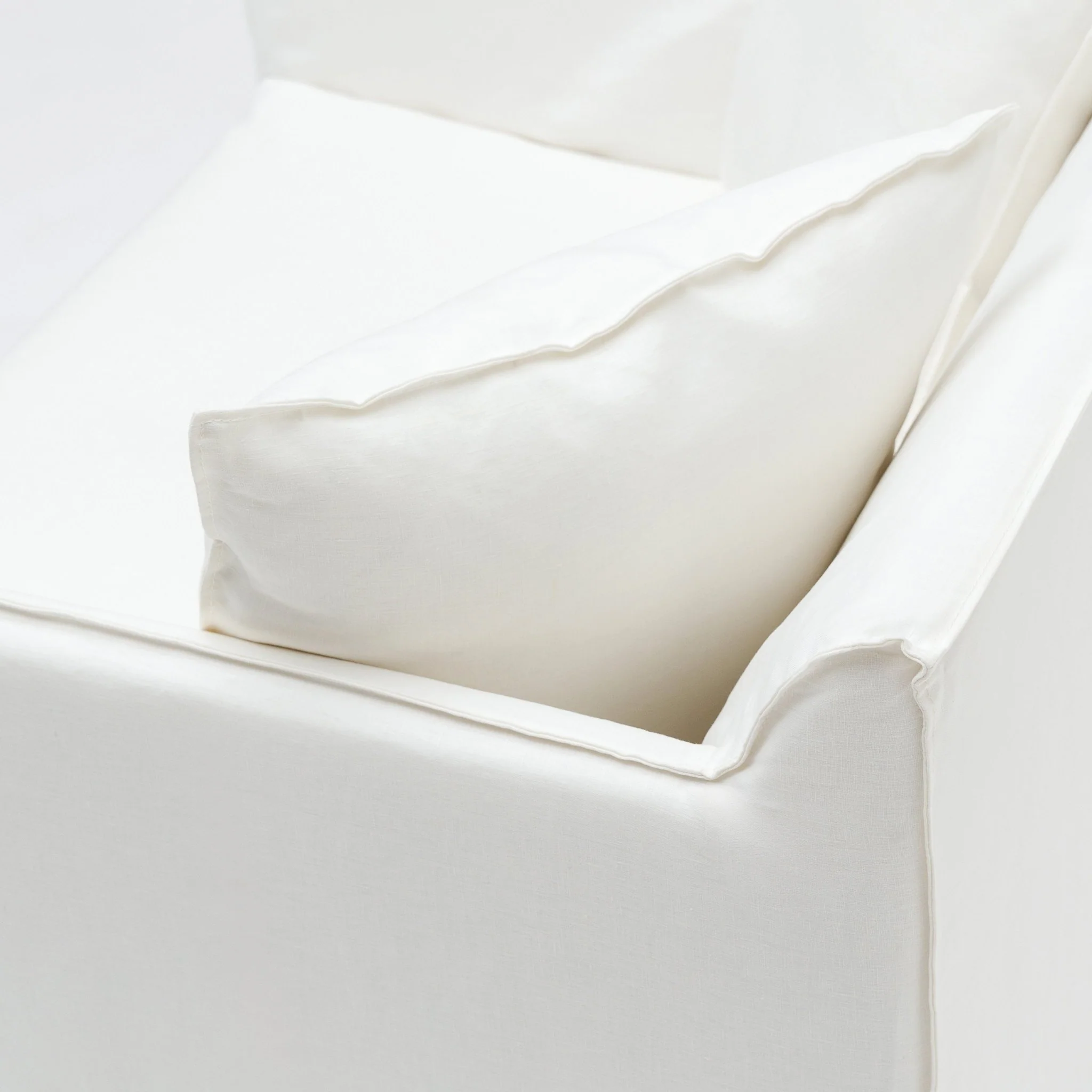 Solara Love Seat - Off White - Image 12