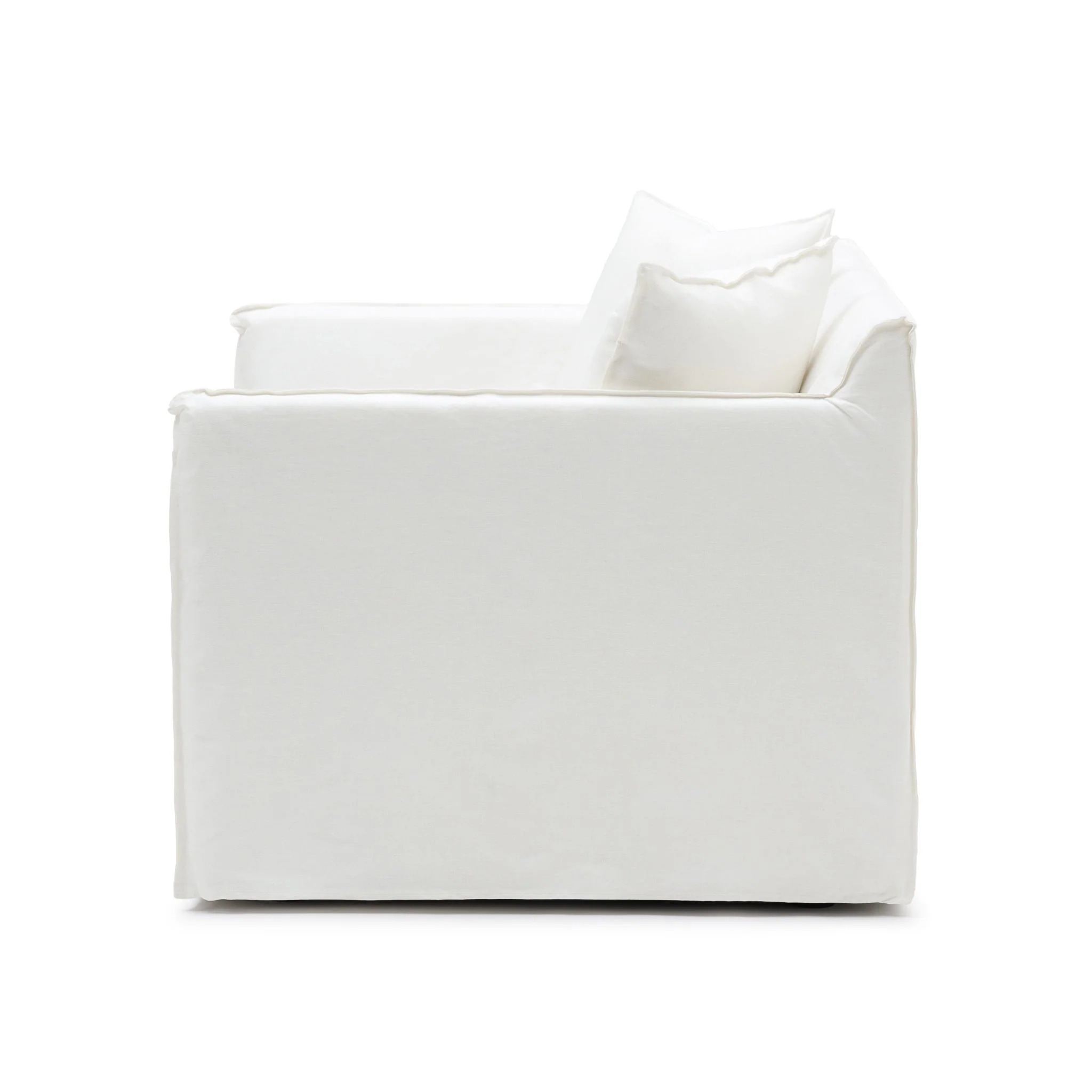 Solara Love Seat - Off White - Image 3
