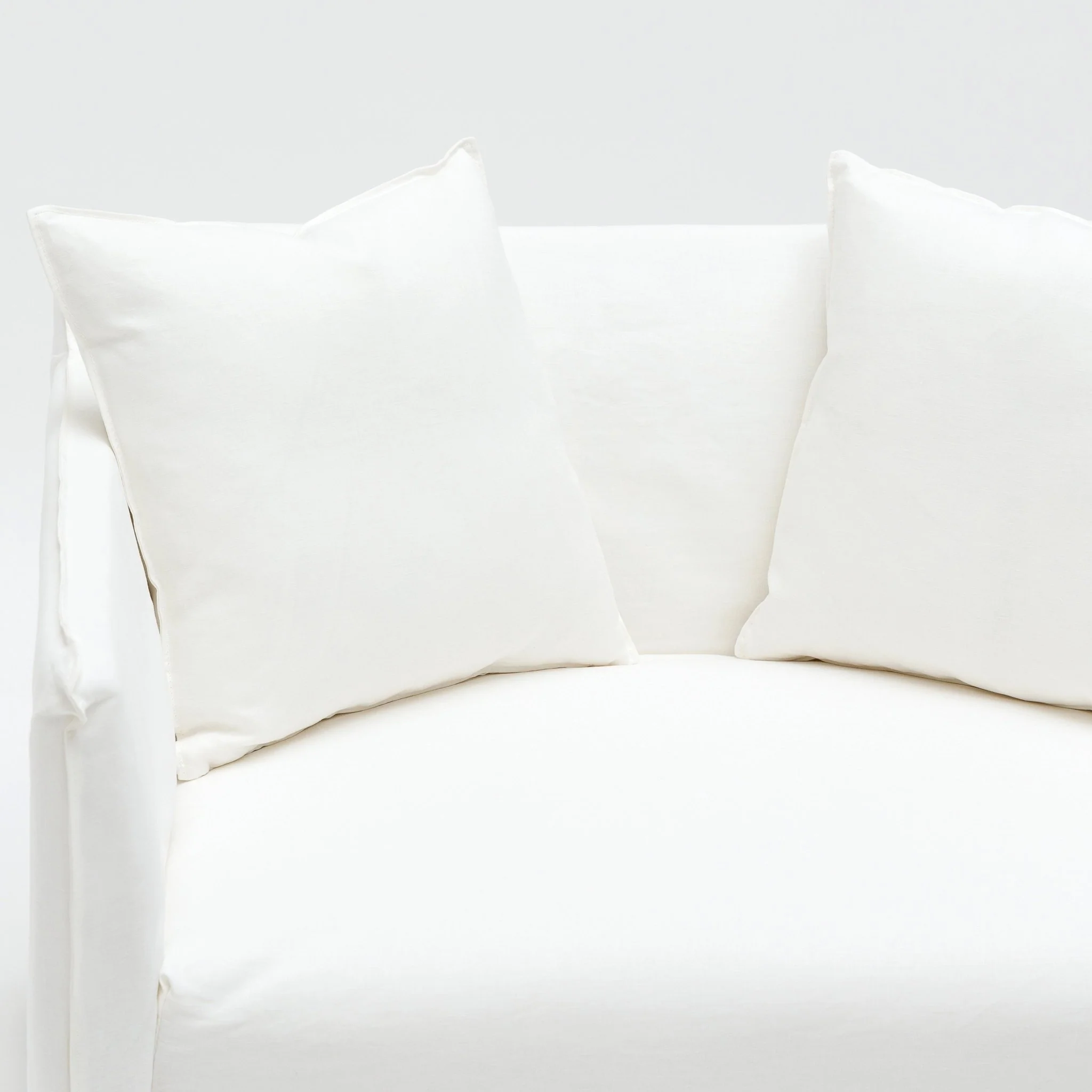 Solara Love Seat - Off White - Image 5