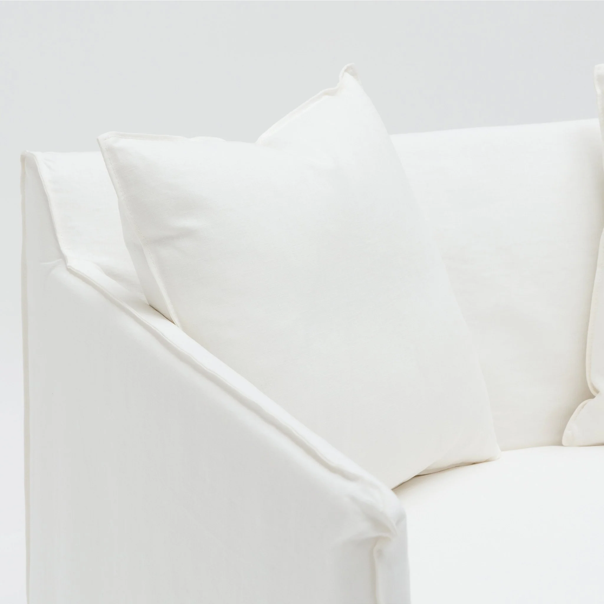 Solara Love Seat - Off White - Image 6